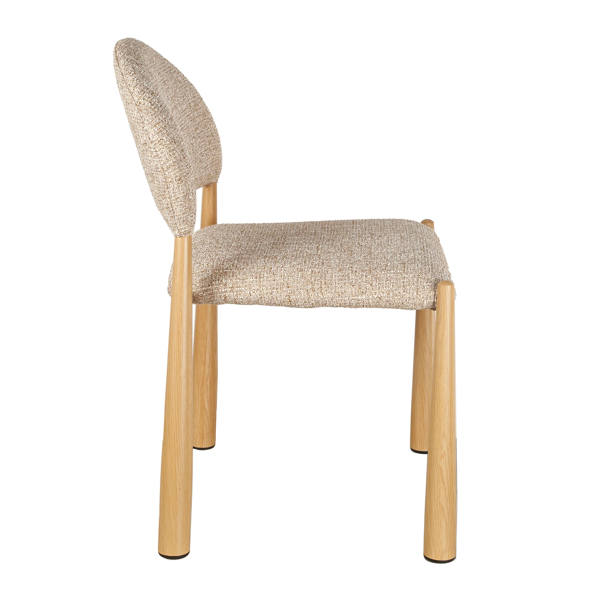 Set of 2 - Fabian Dining Chair - Stonish Beige - Image 4