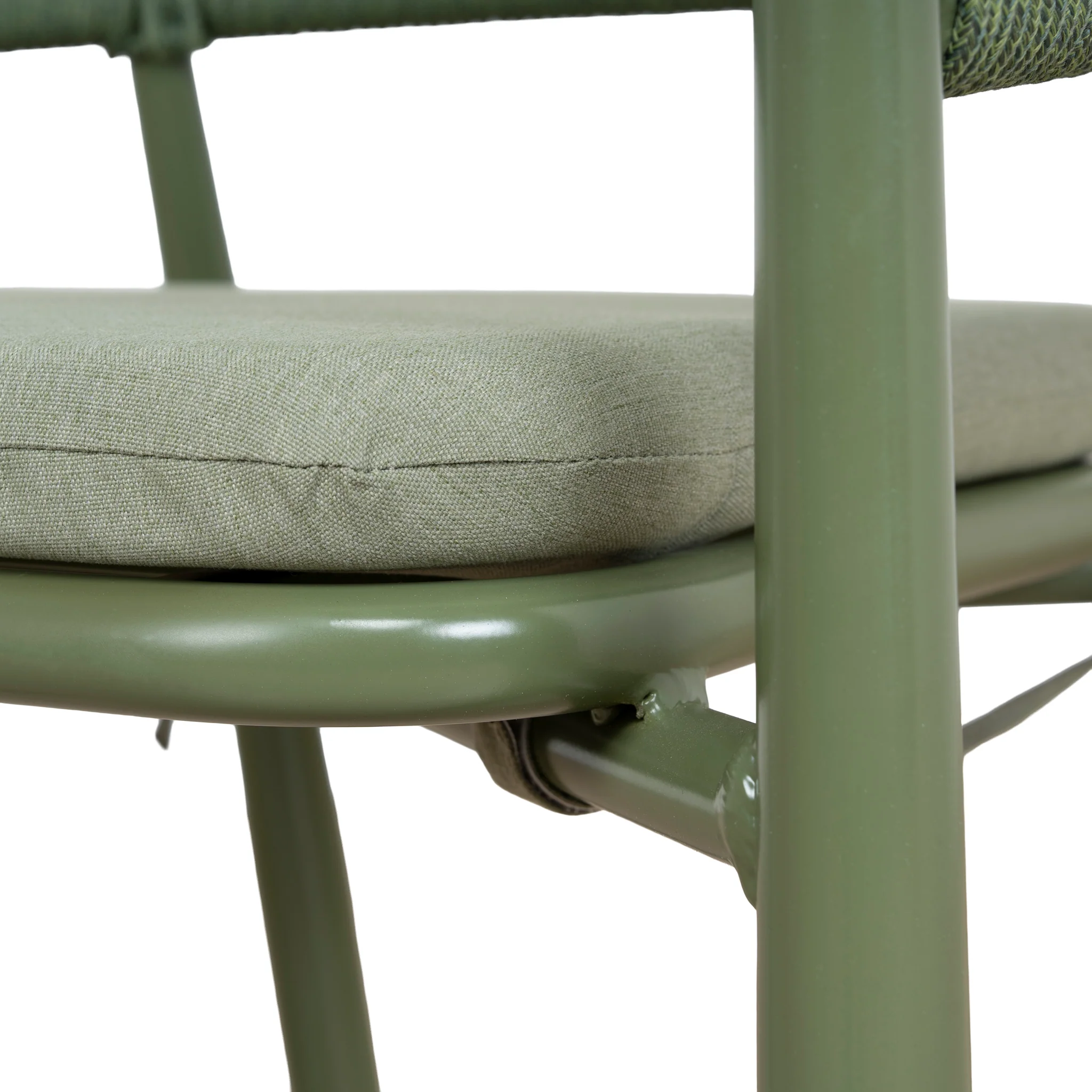 Set of 2 - Gonzalo Outdoor Dining Chair - Army Green - Image 10