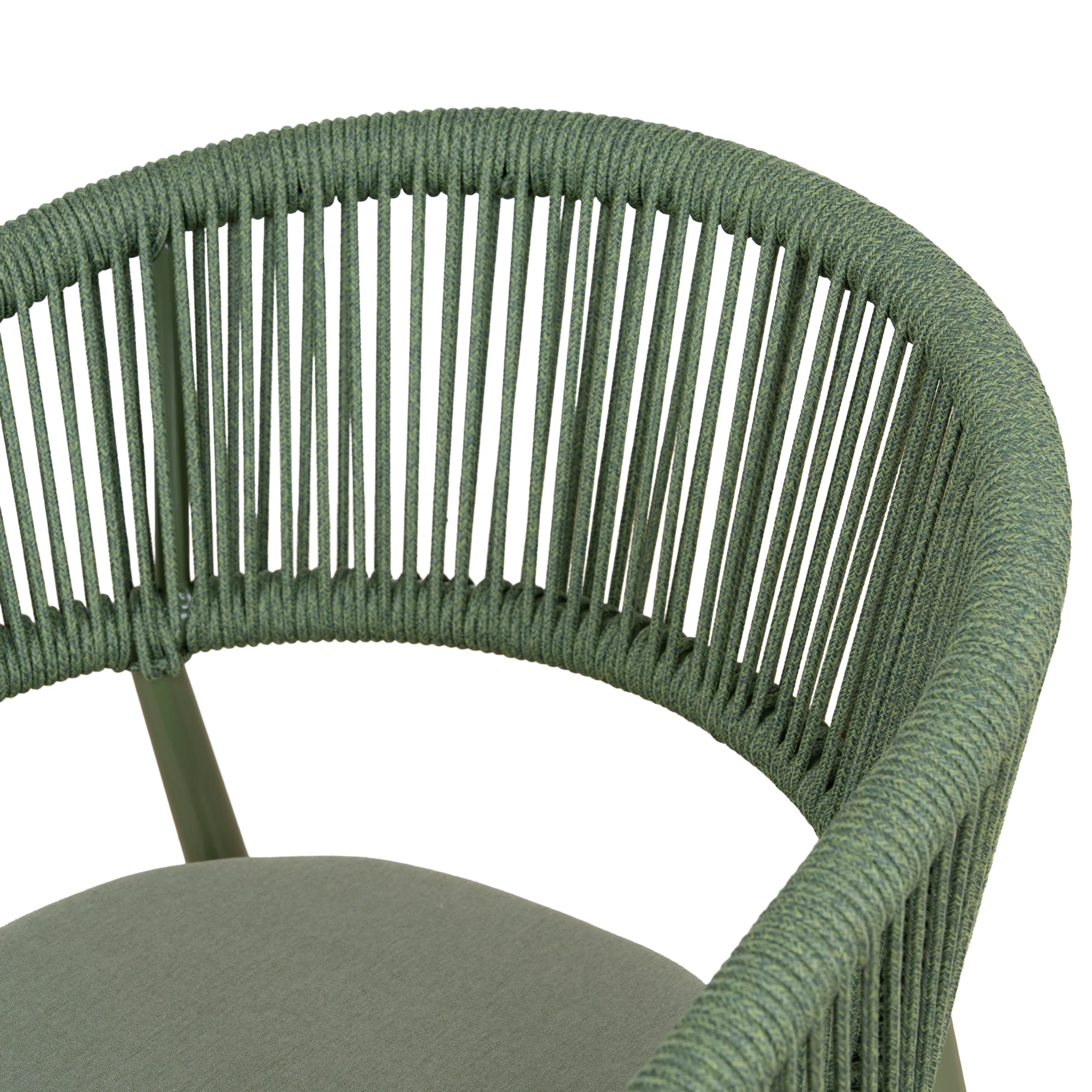 Set of 2 - Gonzalo Outdoor Dining Chair - Army Green - Image 12