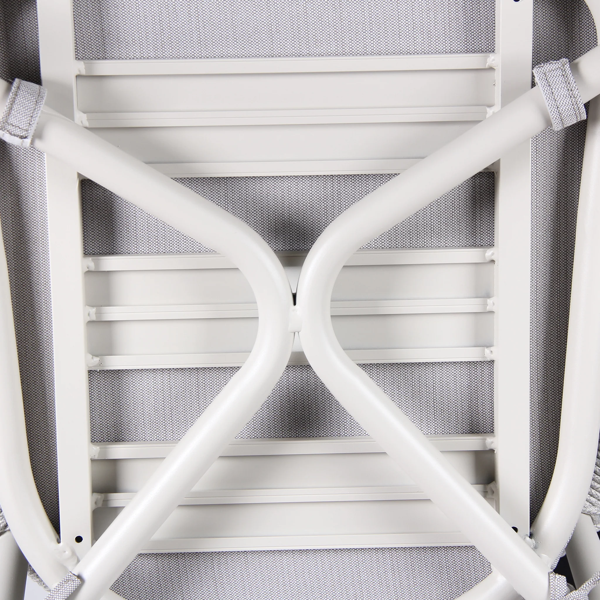 Set of 2 - Gonzalo Sand White Outdoor Dining Chair - Light Grey - Image 8