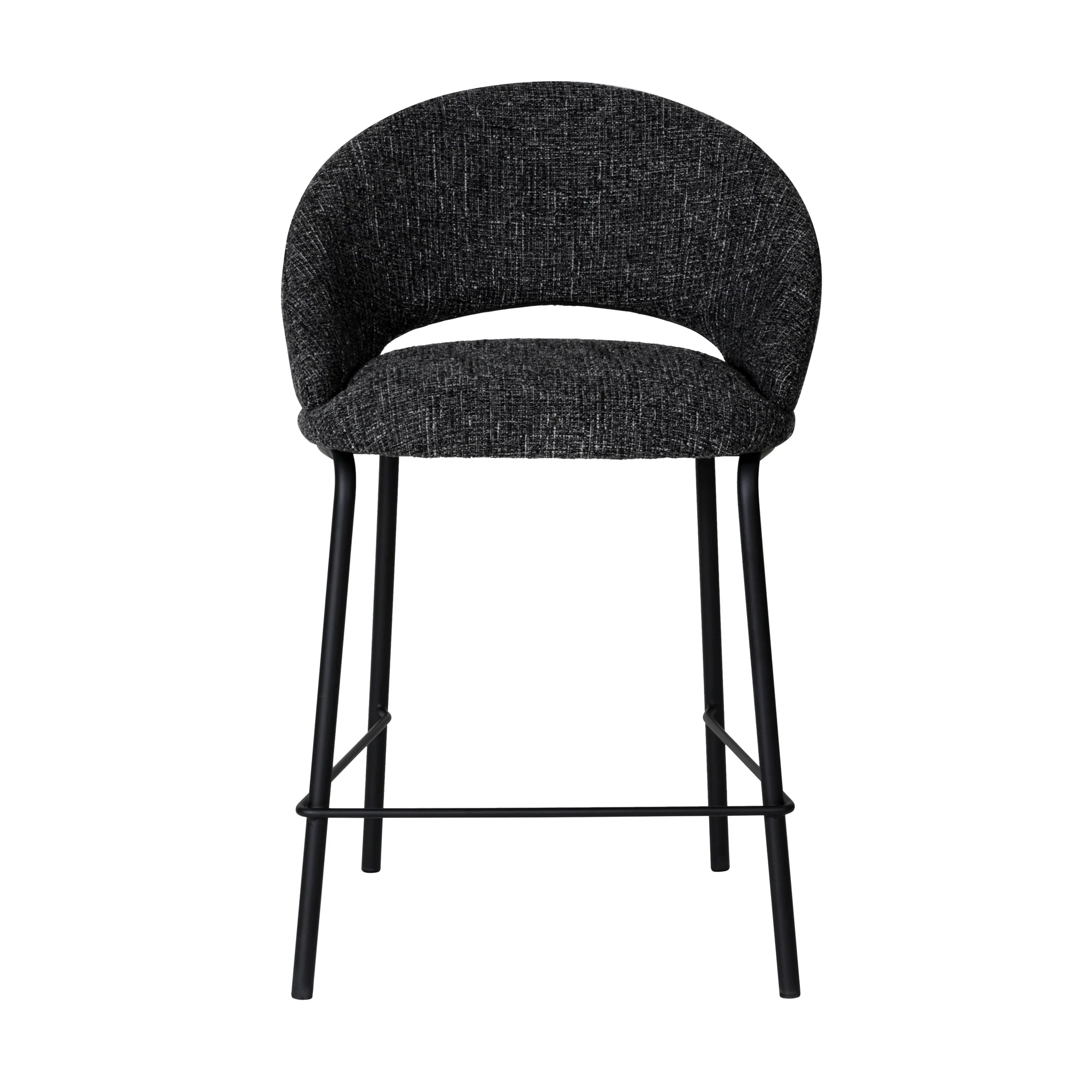 Set of 2 - Harrington Black Bar Stool - Field Charcoal - Image 19