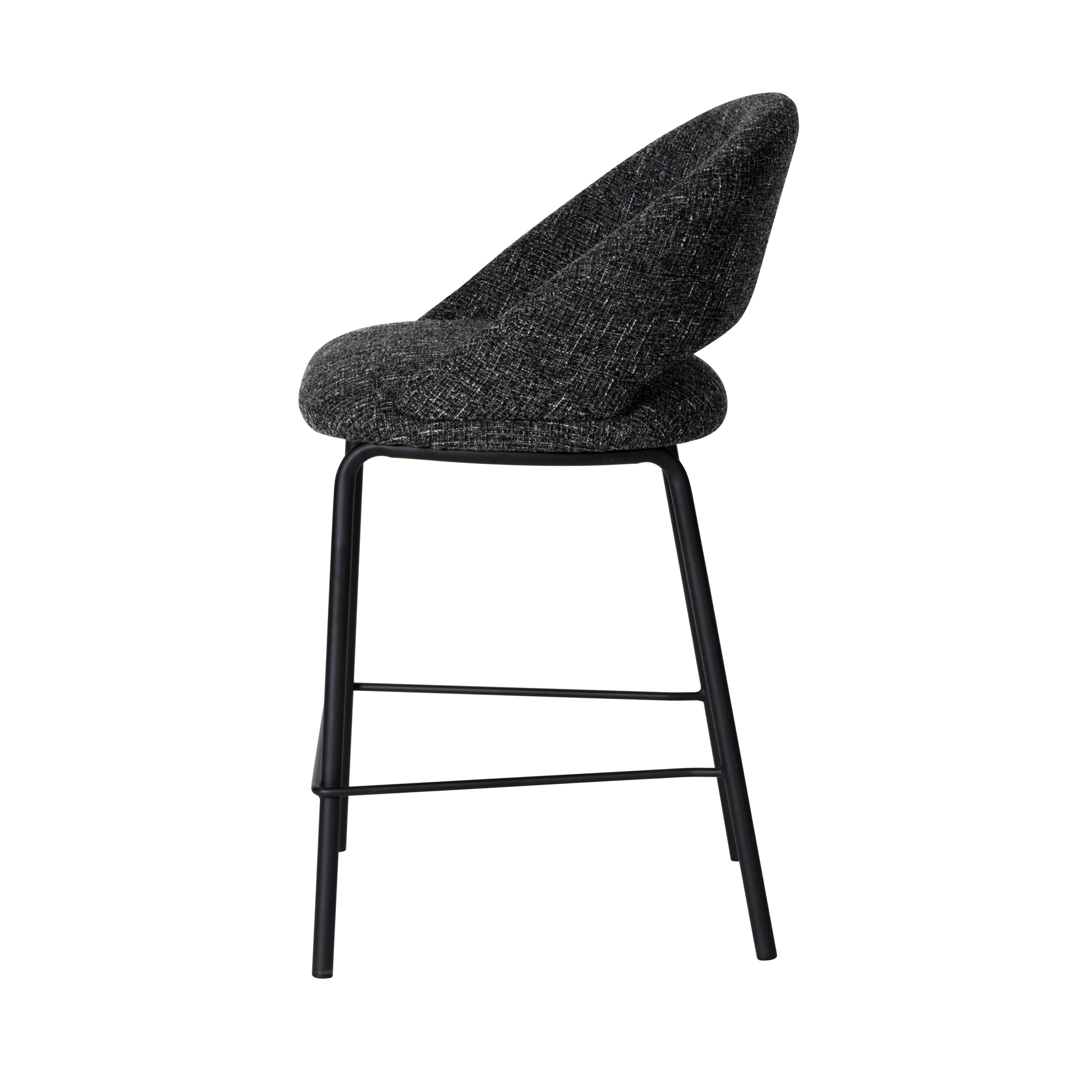 Set of 2 - Harrington Black Bar Stool - Field Charcoal - Image 21