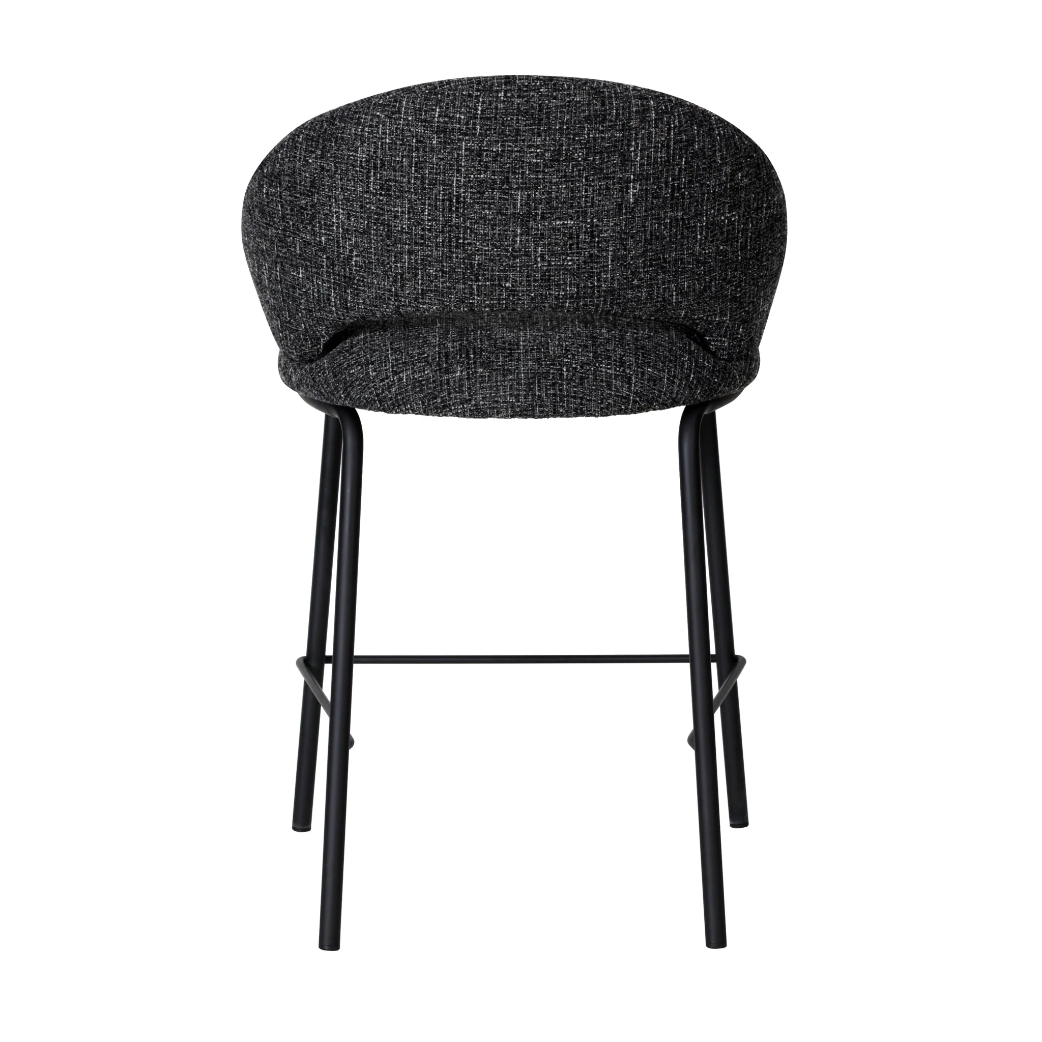 Set of 2 - Harrington Black Bar Stool - Field Charcoal - Image 7