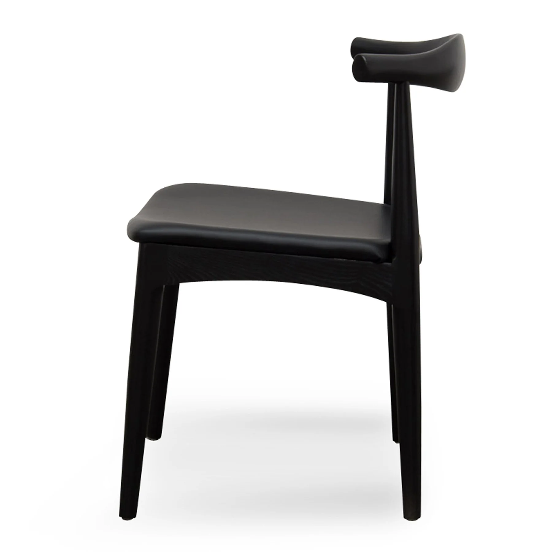 Set of 2 - Henrik Dining Chair - Full Black - Image 5