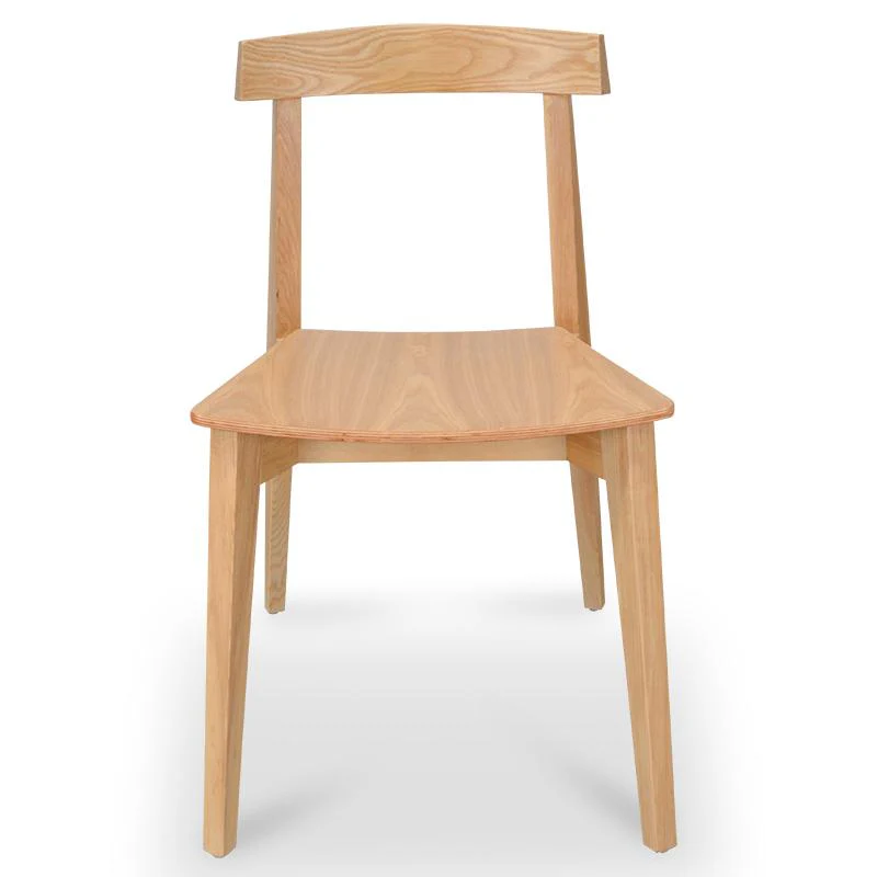 Set of 2 - Jira Wood Dining Chair - Natural - Image 3