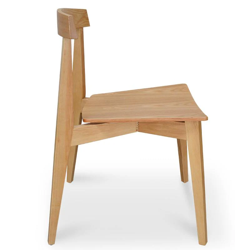 Set of 2 - Jira Wood Dining Chair - Natural - Image 4