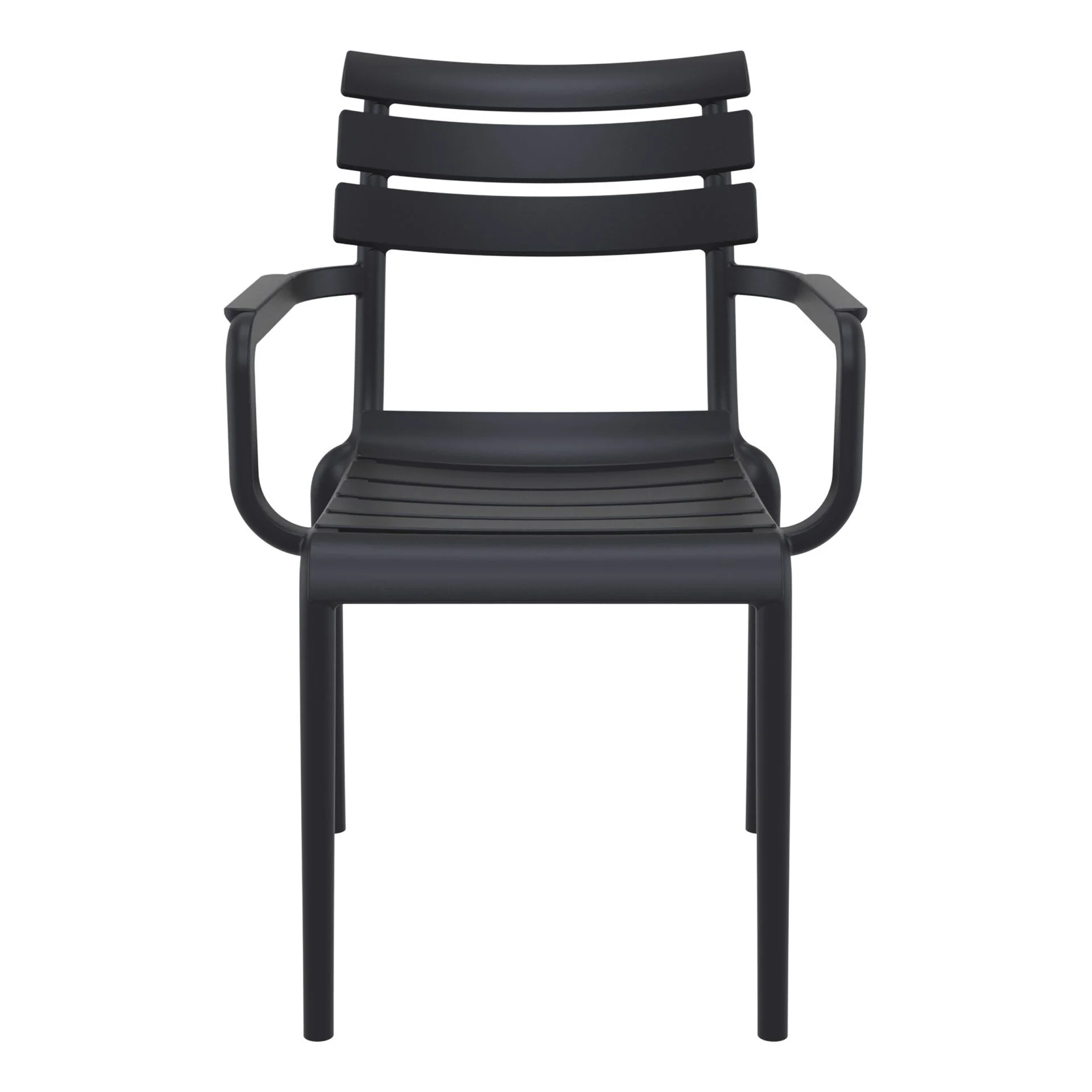 Set of 2 - Keller Indoor / Outdoor Dining Armchair - Black - Image 3
