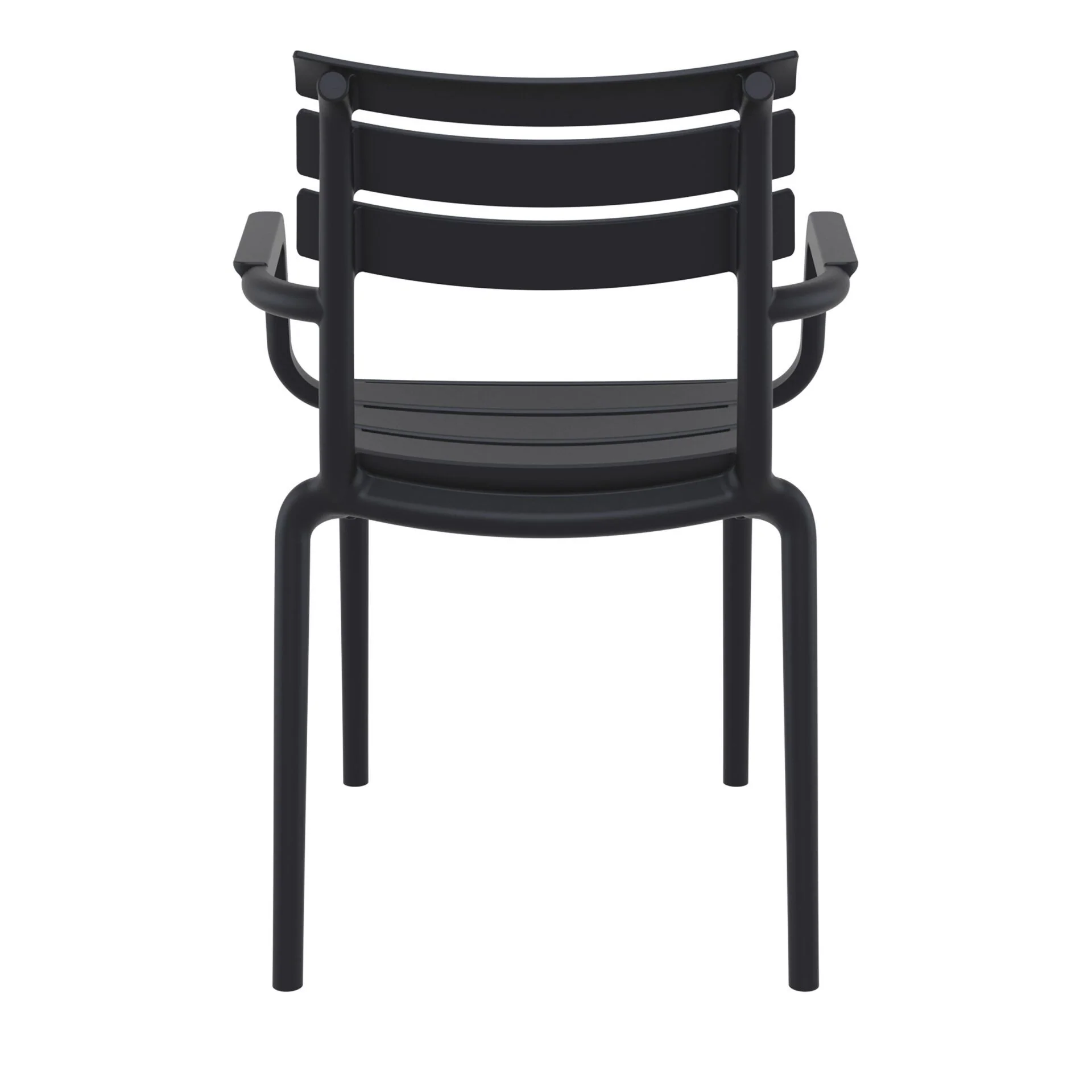 Set of 2 - Keller Indoor / Outdoor Dining Armchair - Black - Image 4