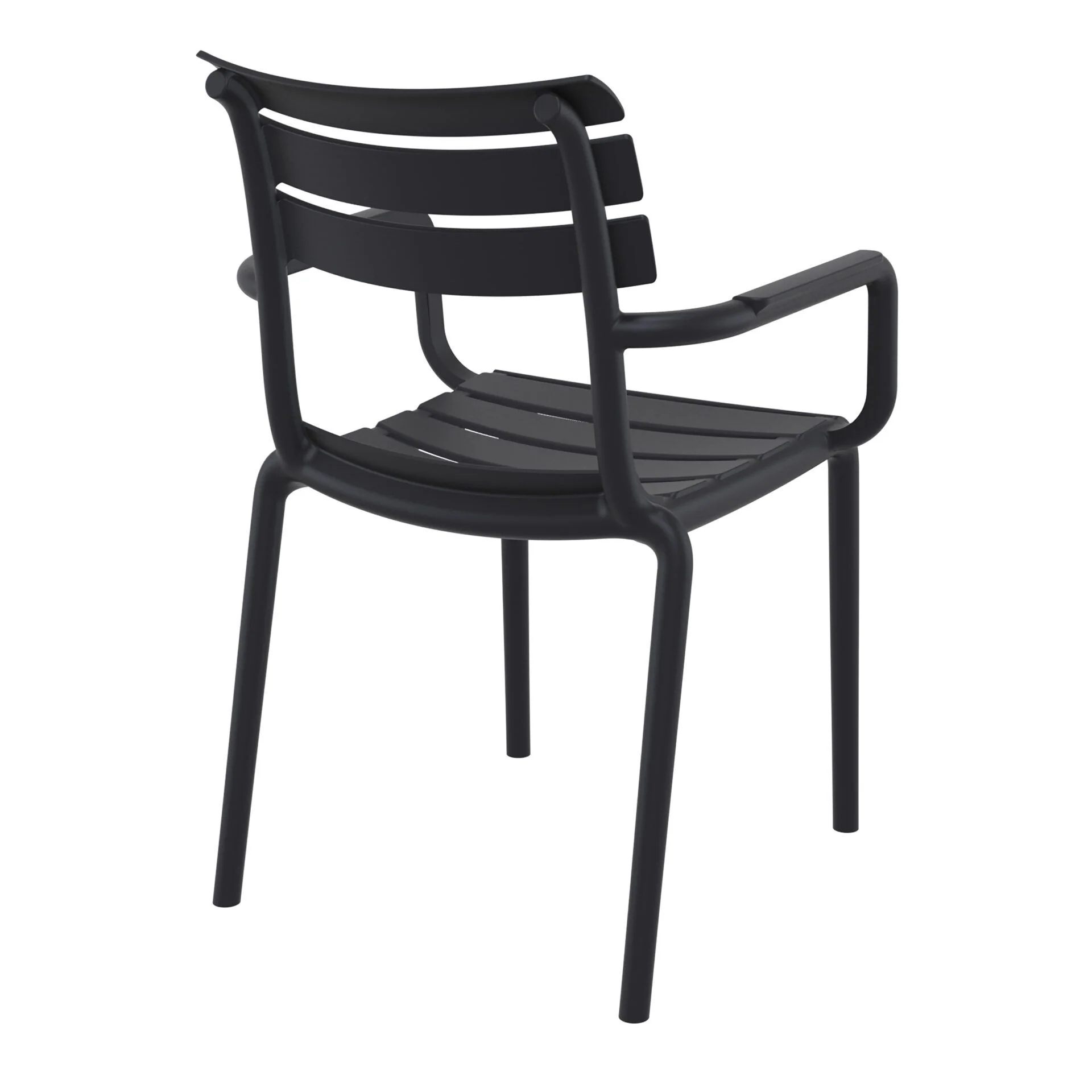 Set of 2 - Keller Indoor / Outdoor Dining Armchair - Black - Image 5