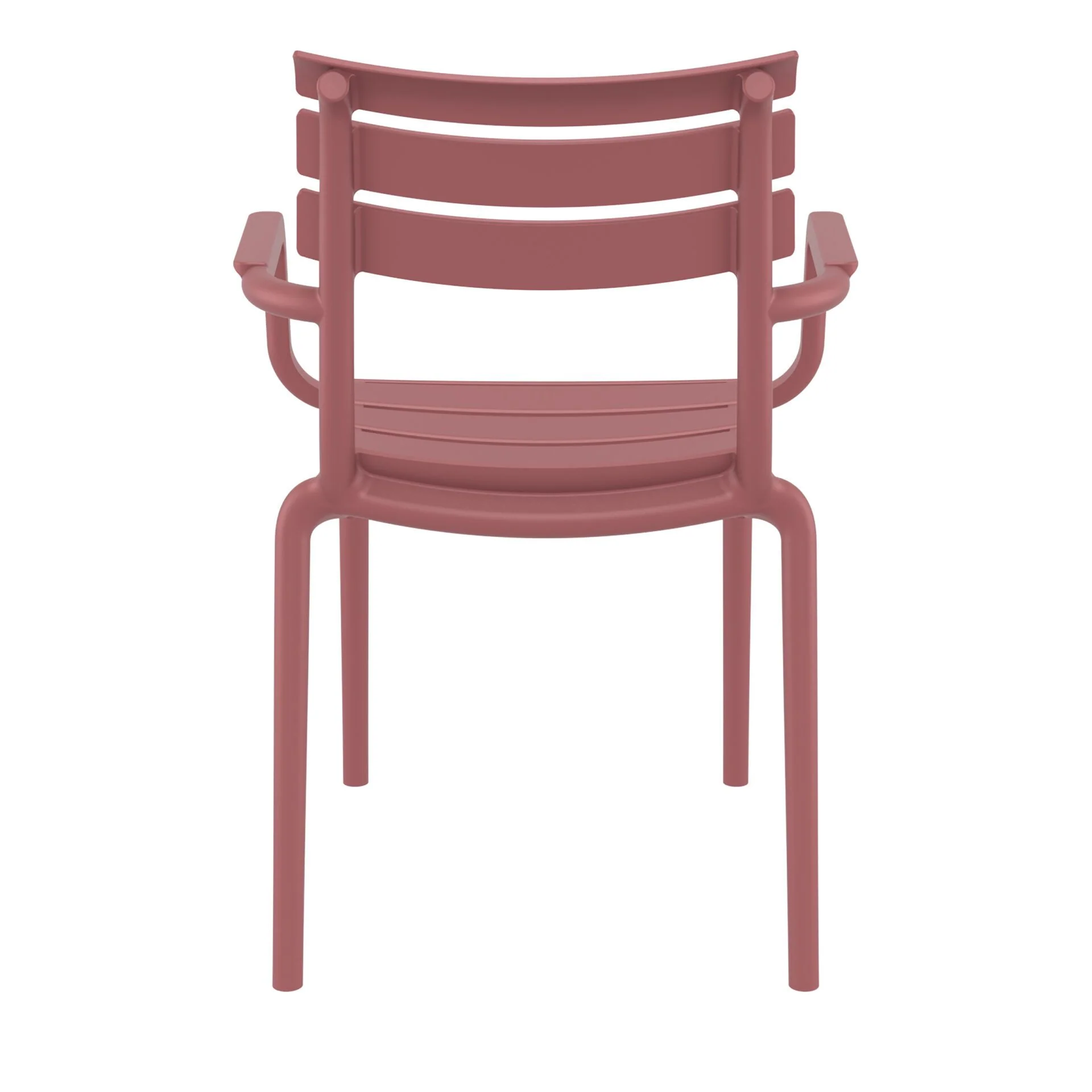 Set of 2 - Keller Indoor / Outdoor Dining Armchair - Marsala - Image 3