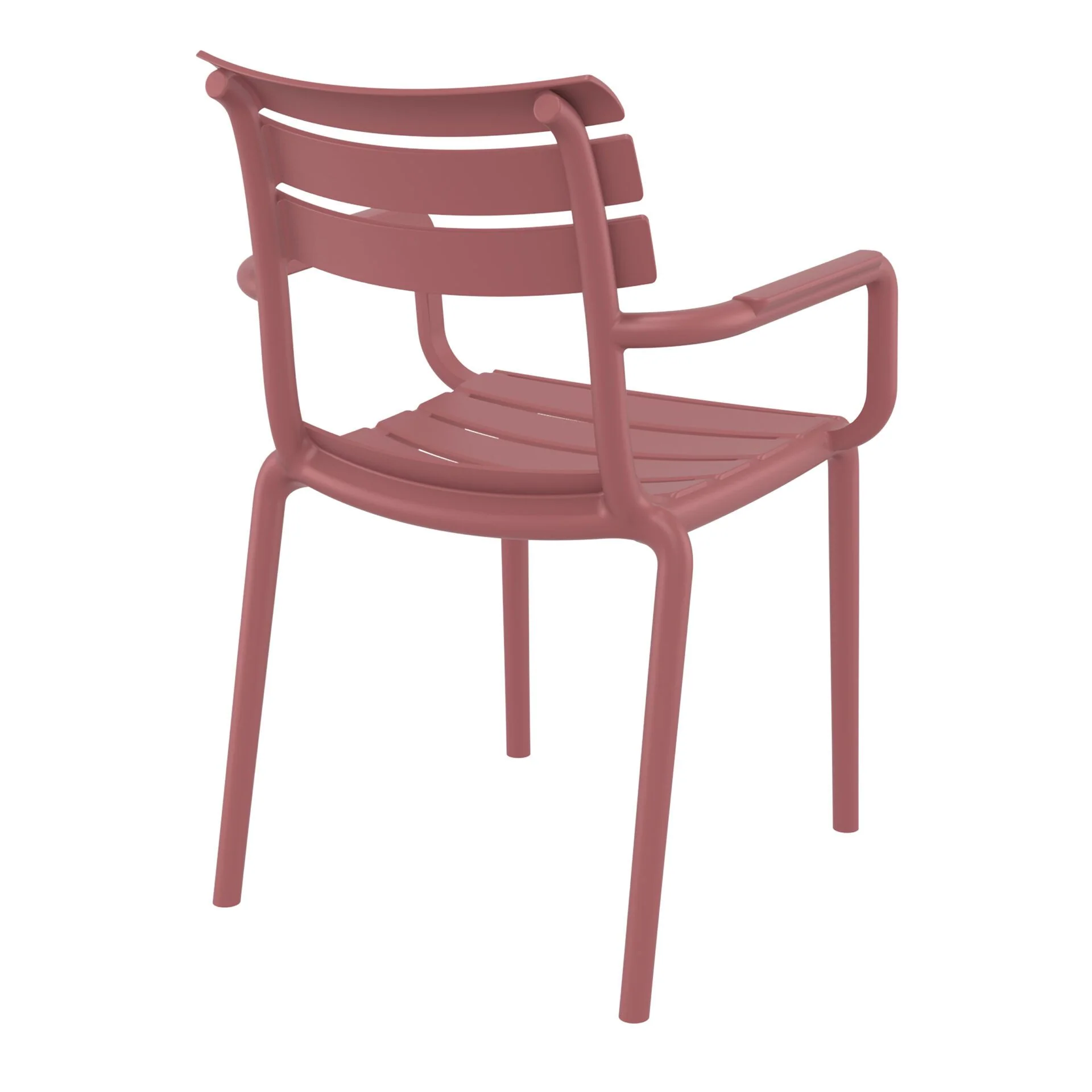 Set of 2 - Keller Indoor / Outdoor Dining Armchair - Marsala - Image 4