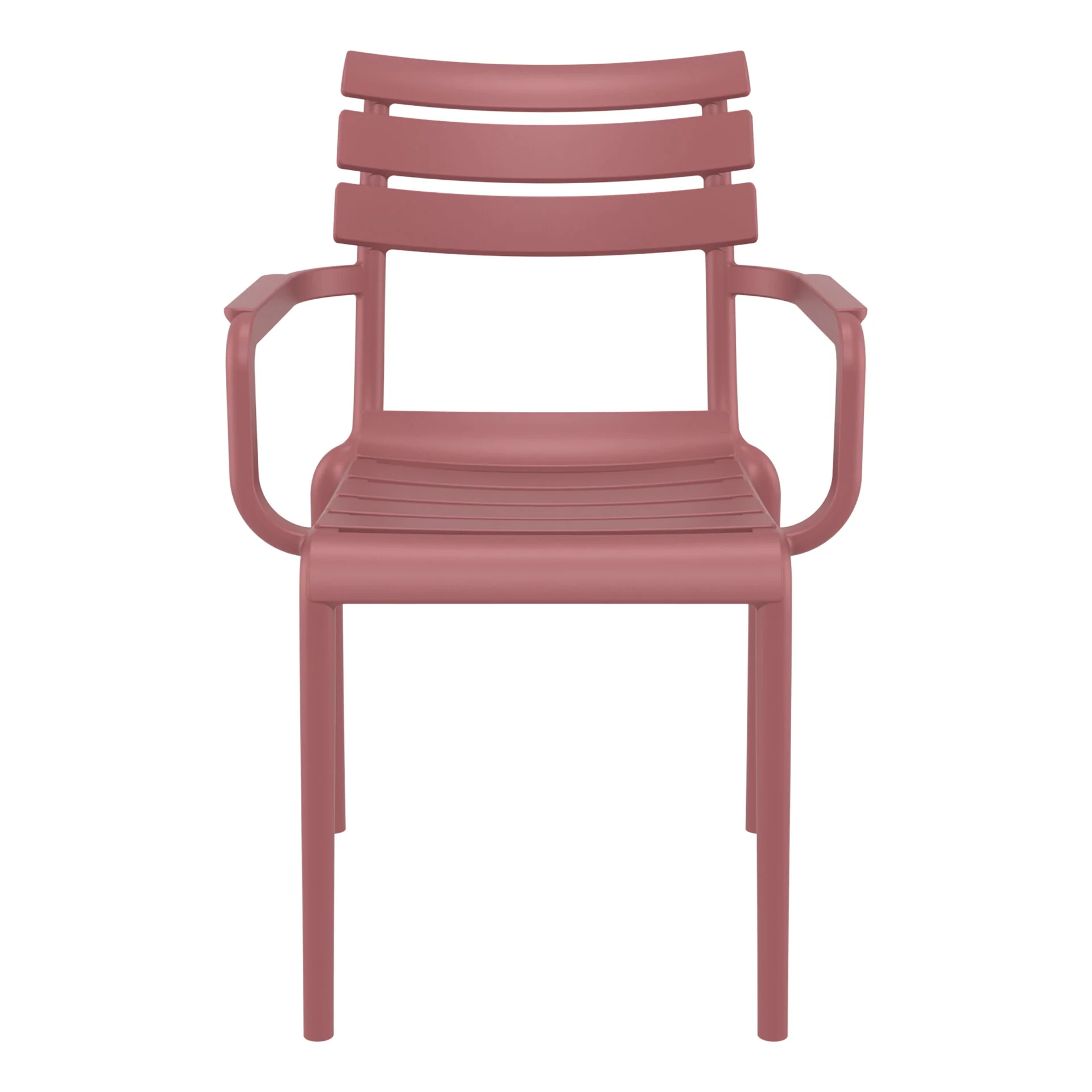 Set of 2 - Keller Indoor / Outdoor Dining Armchair - Marsala - Image 5
