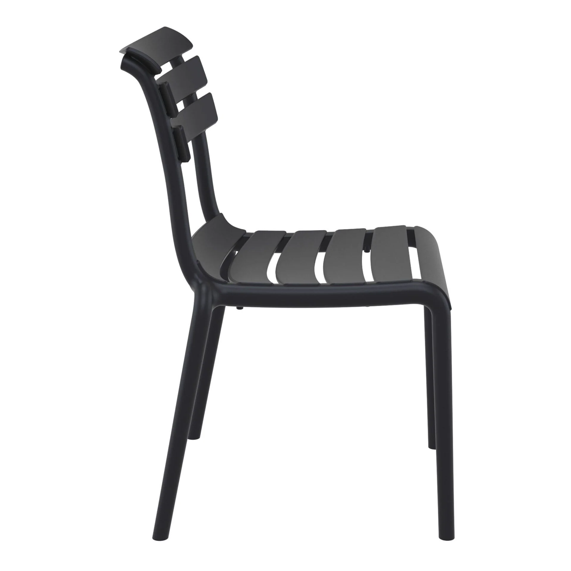Set of 2 - Keller Indoor / Outdoor Dining Chair - Black - Image 5