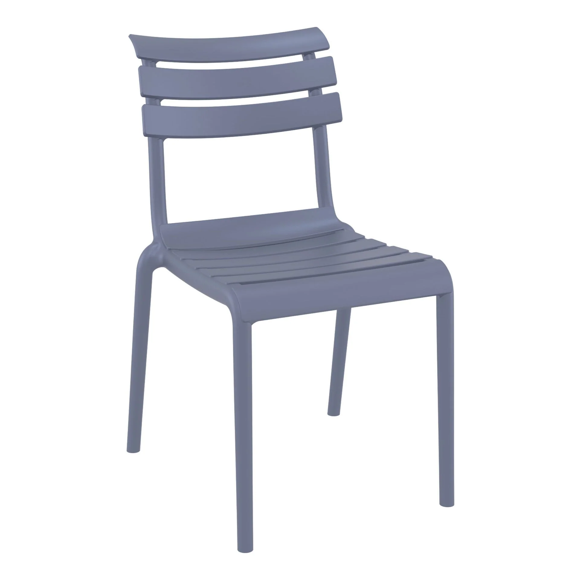 Set of 2 - Keller Indoor / Outdoor Dining Chair - Grey - Image 2