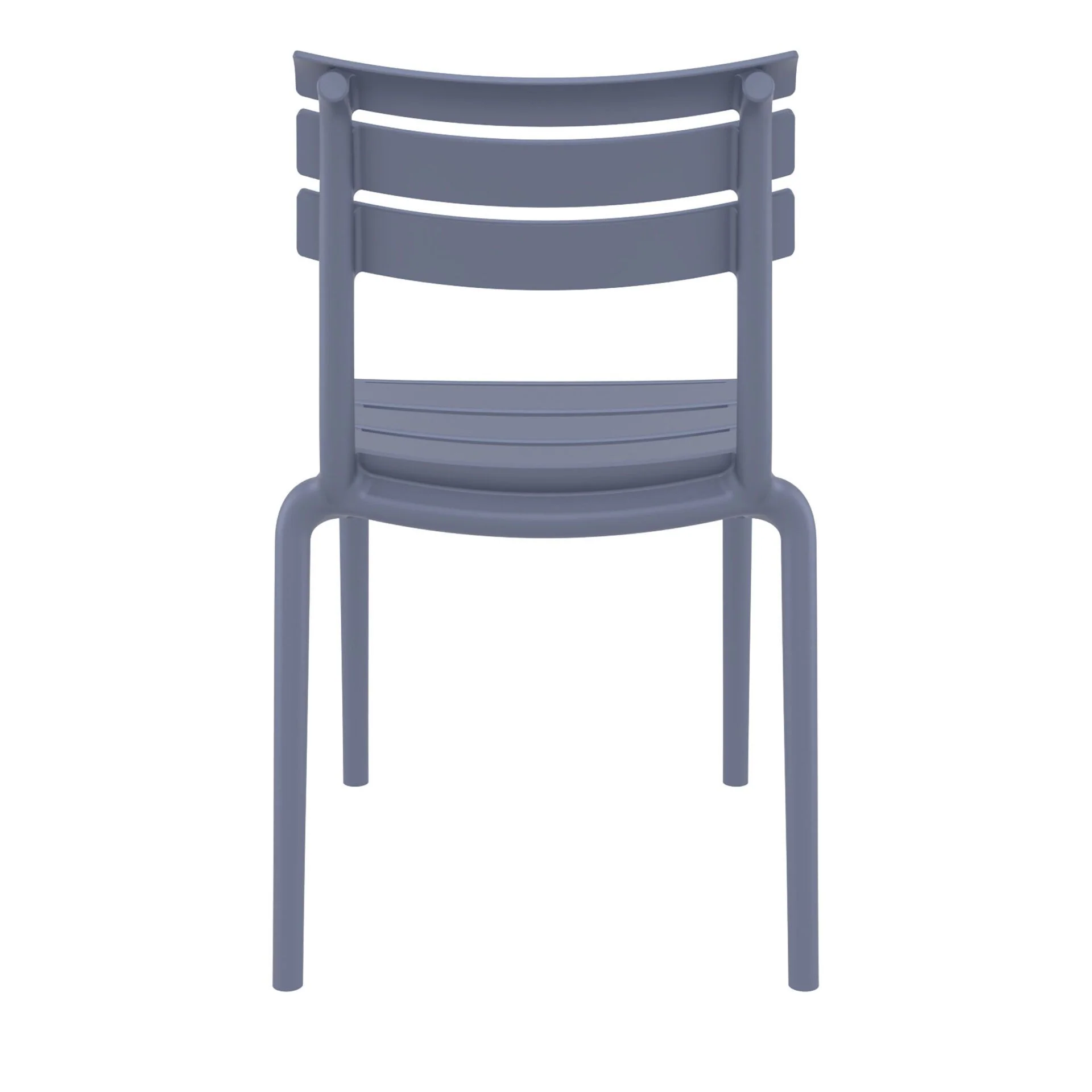 Set of 2 - Keller Indoor / Outdoor Dining Chair - Grey - Image 3