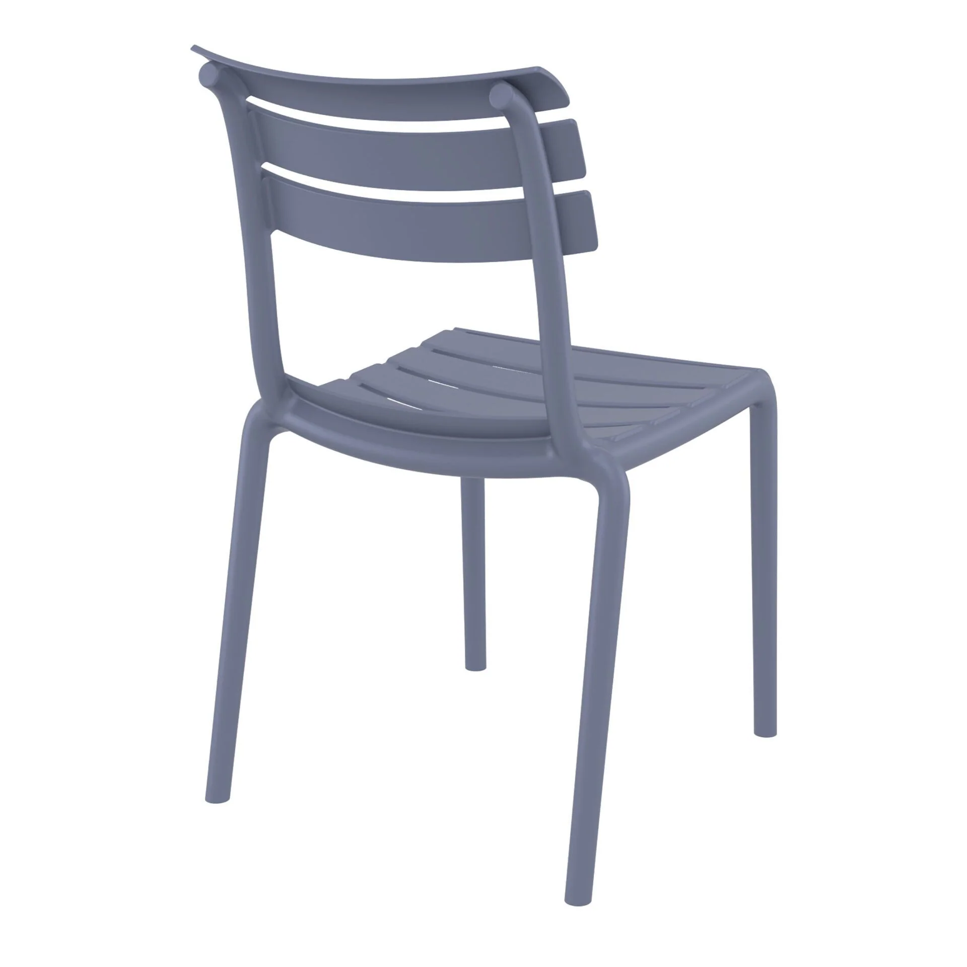 Set of 2 - Keller Indoor / Outdoor Dining Chair - Grey - Image 4