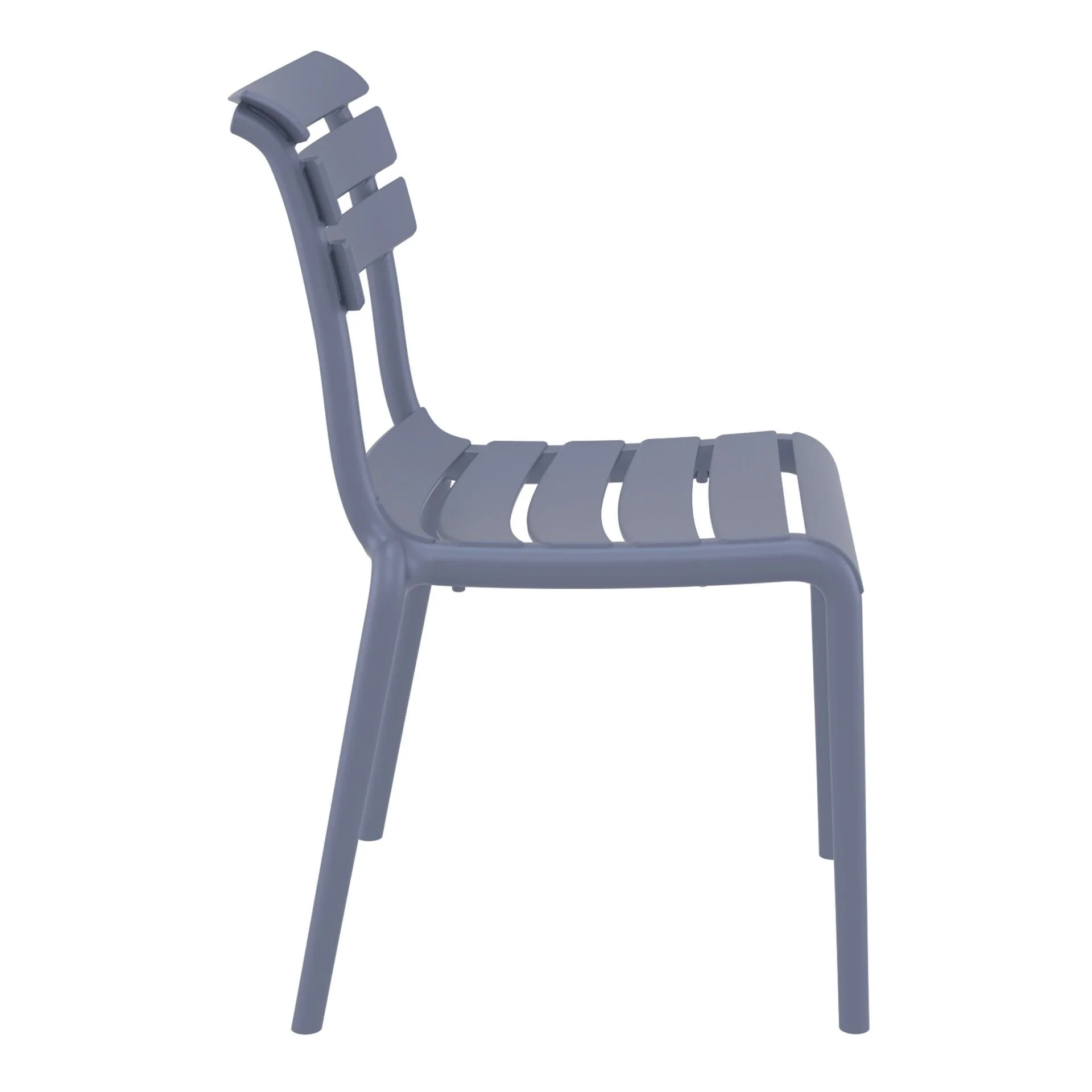Set of 2 - Keller Indoor / Outdoor Dining Chair - Grey - Image 6
