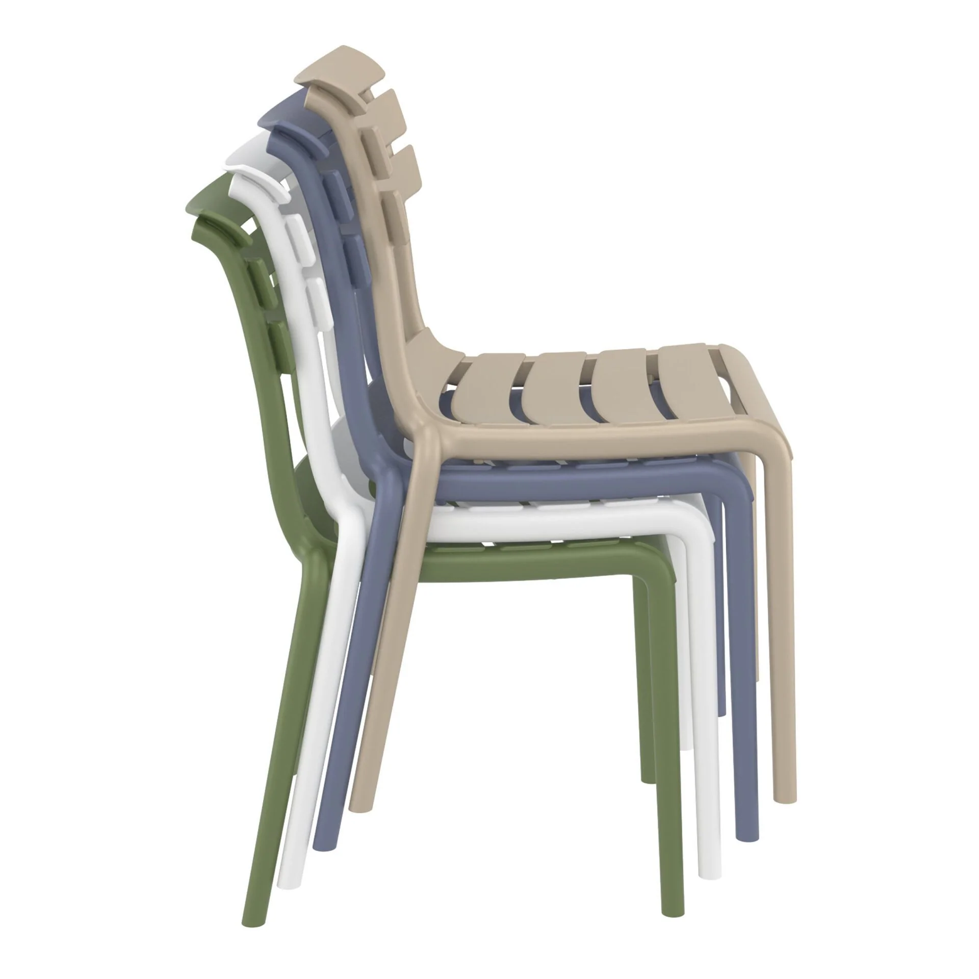 Set of 2 - Keller Indoor / Outdoor Dining Chair - Olive Green - Image 7