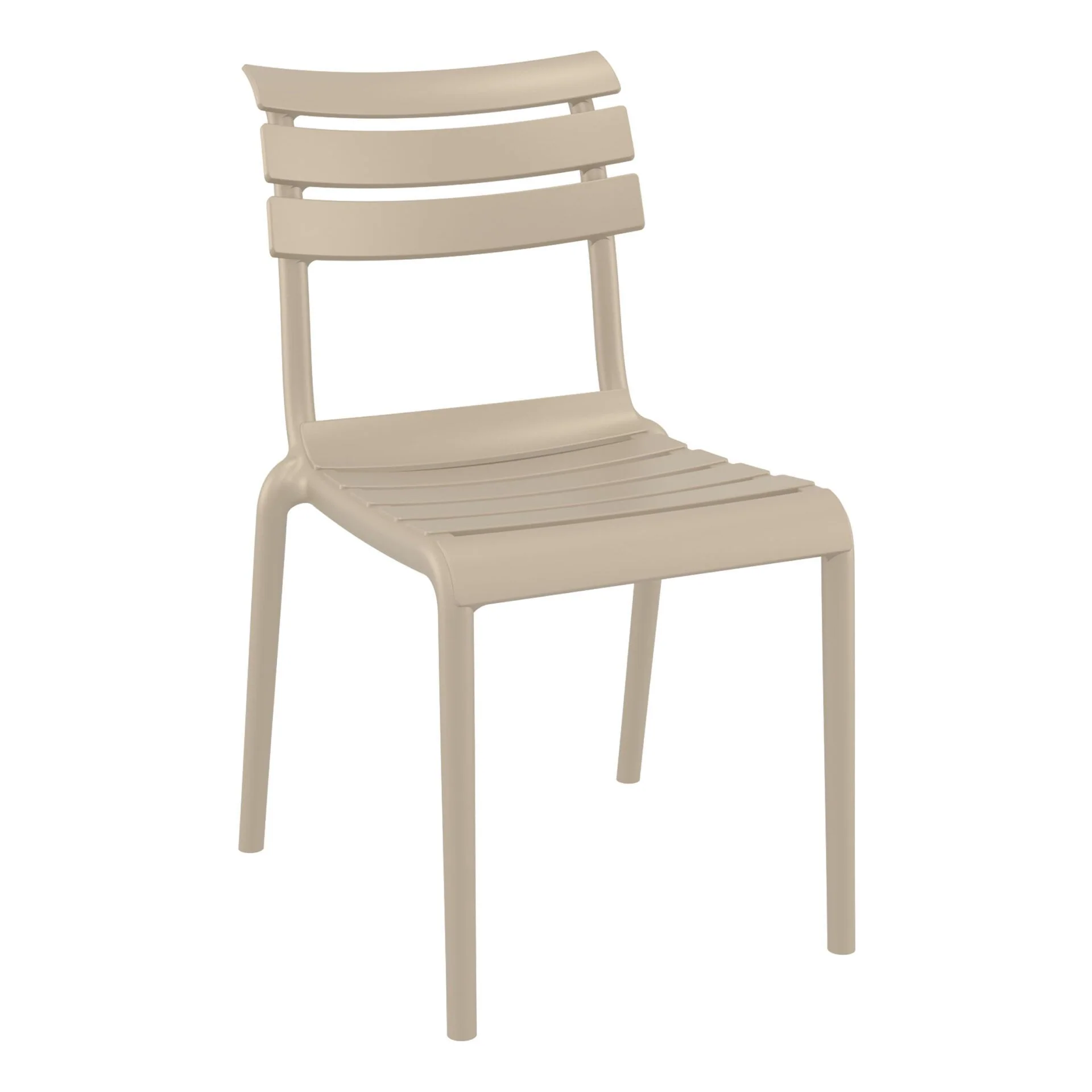 Set of 2 - Keller Indoor / Outdoor Dining Chair - Taupe - Image 2