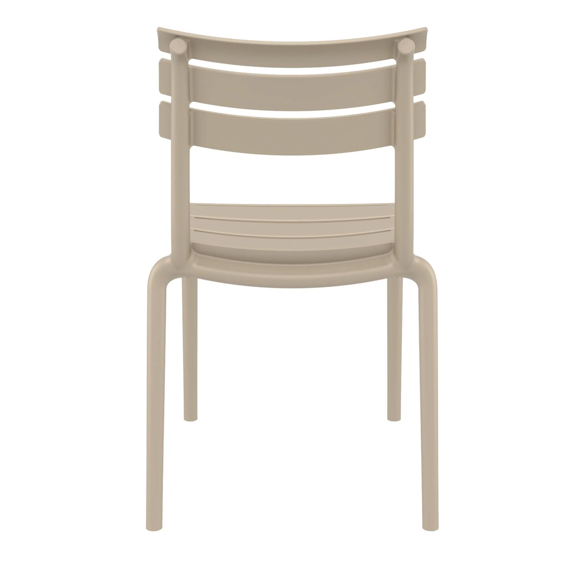 Set of 2 - Keller Indoor / Outdoor Dining Chair - Taupe - Image 5