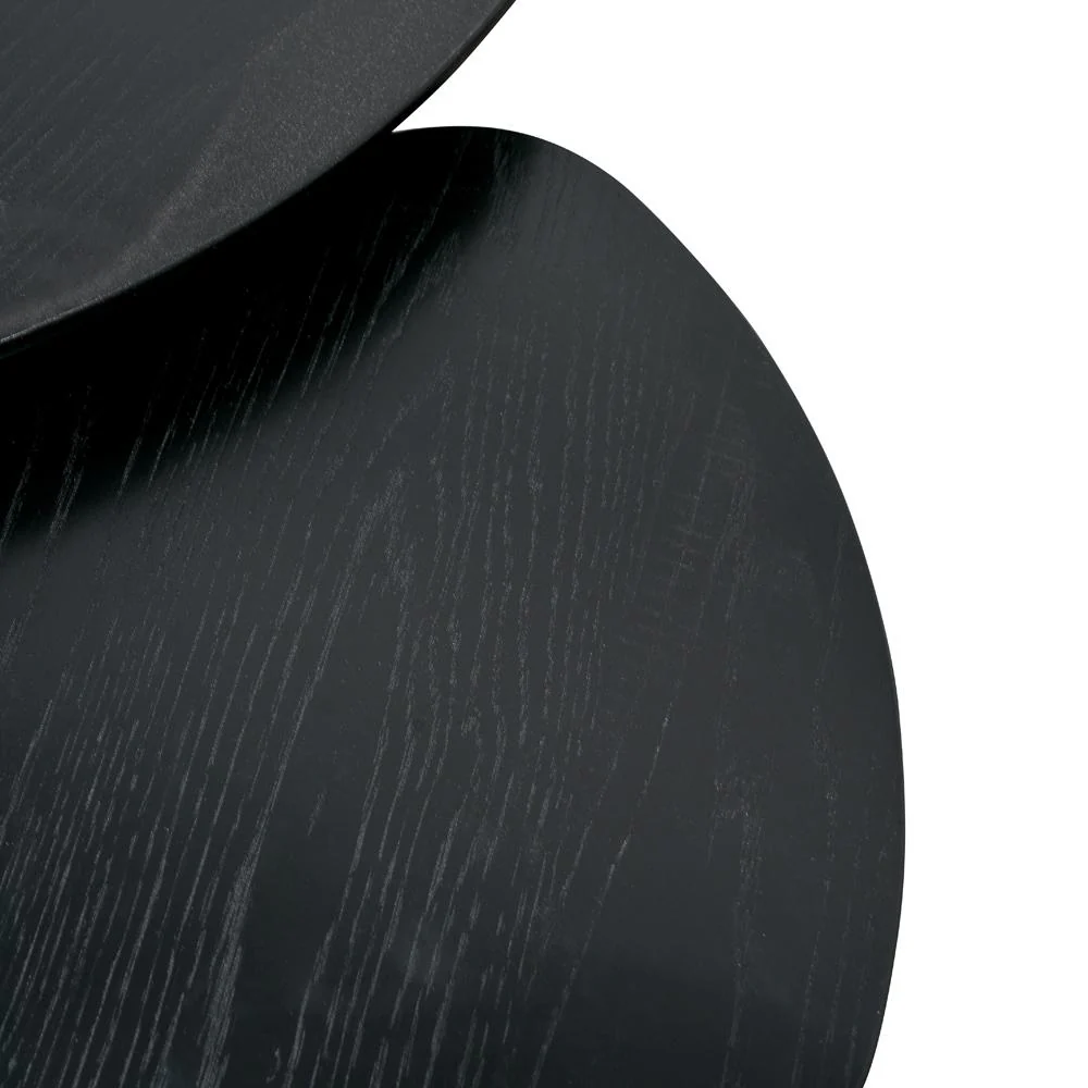 Set of 2 - Lauren Side Table - Black - Image 4