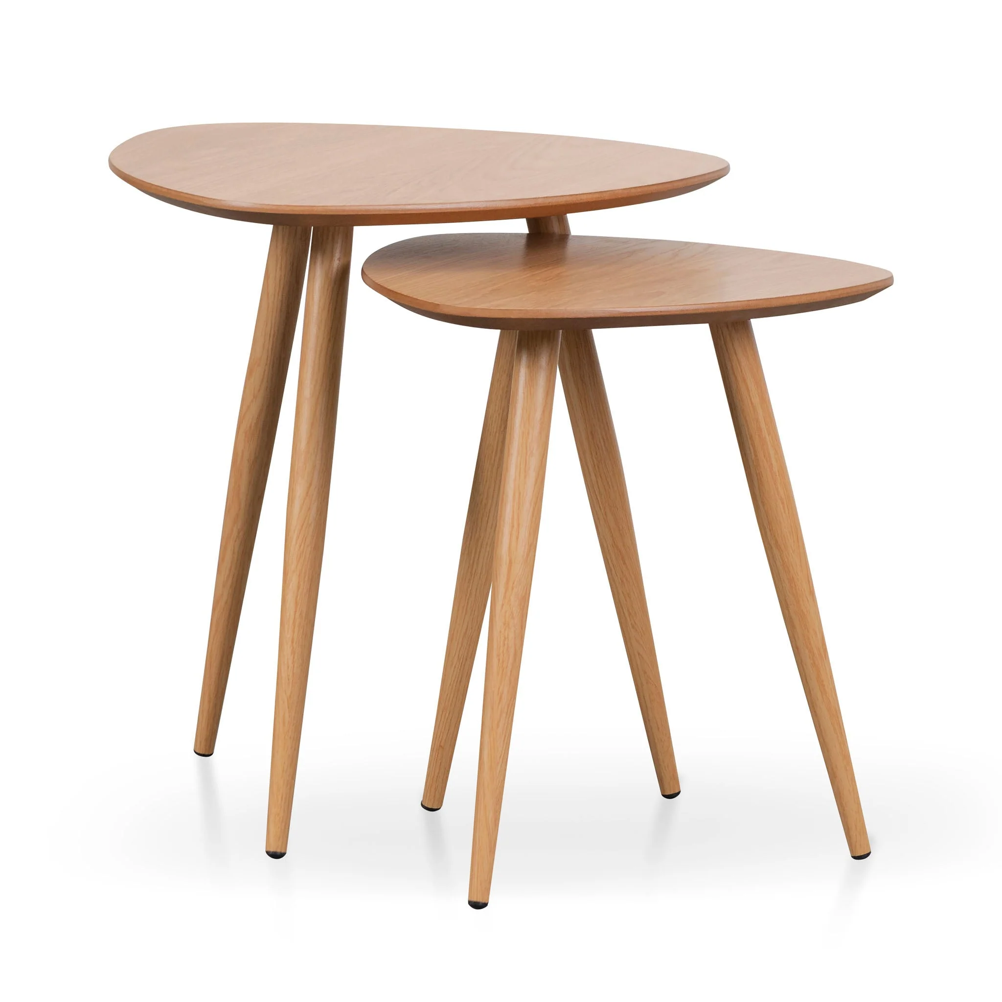Set of 2 - Lauren Side Table - Natural - Image 2
