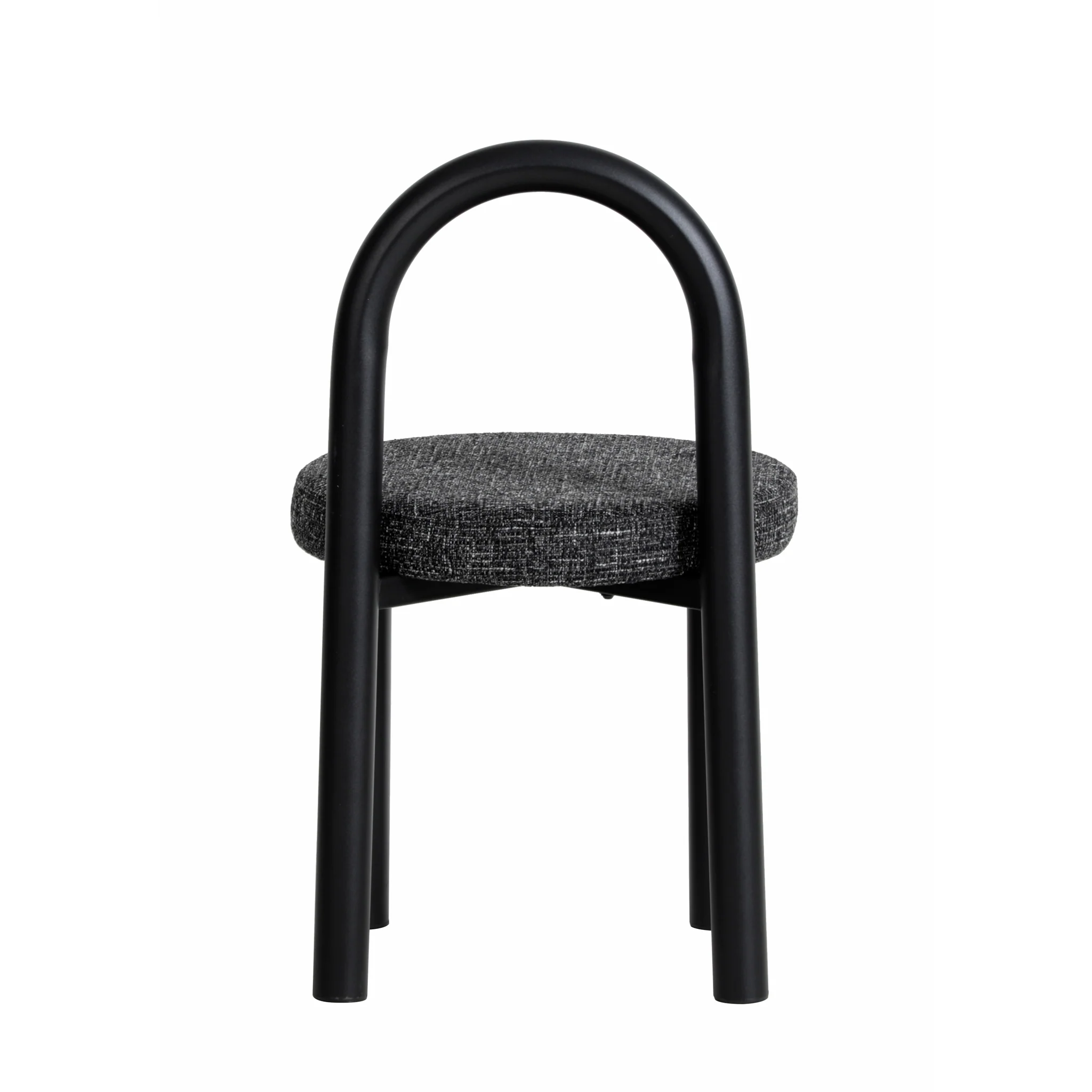 Set of 2 - Luzia Black Dining Chair - Field Charcoal - Image 7