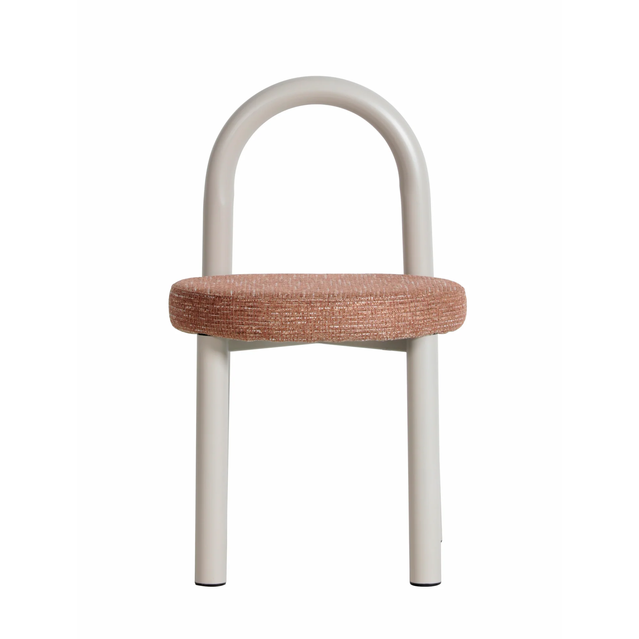 Set of 2 - Luzia White Dining Chair - Russet Brown - Image 5