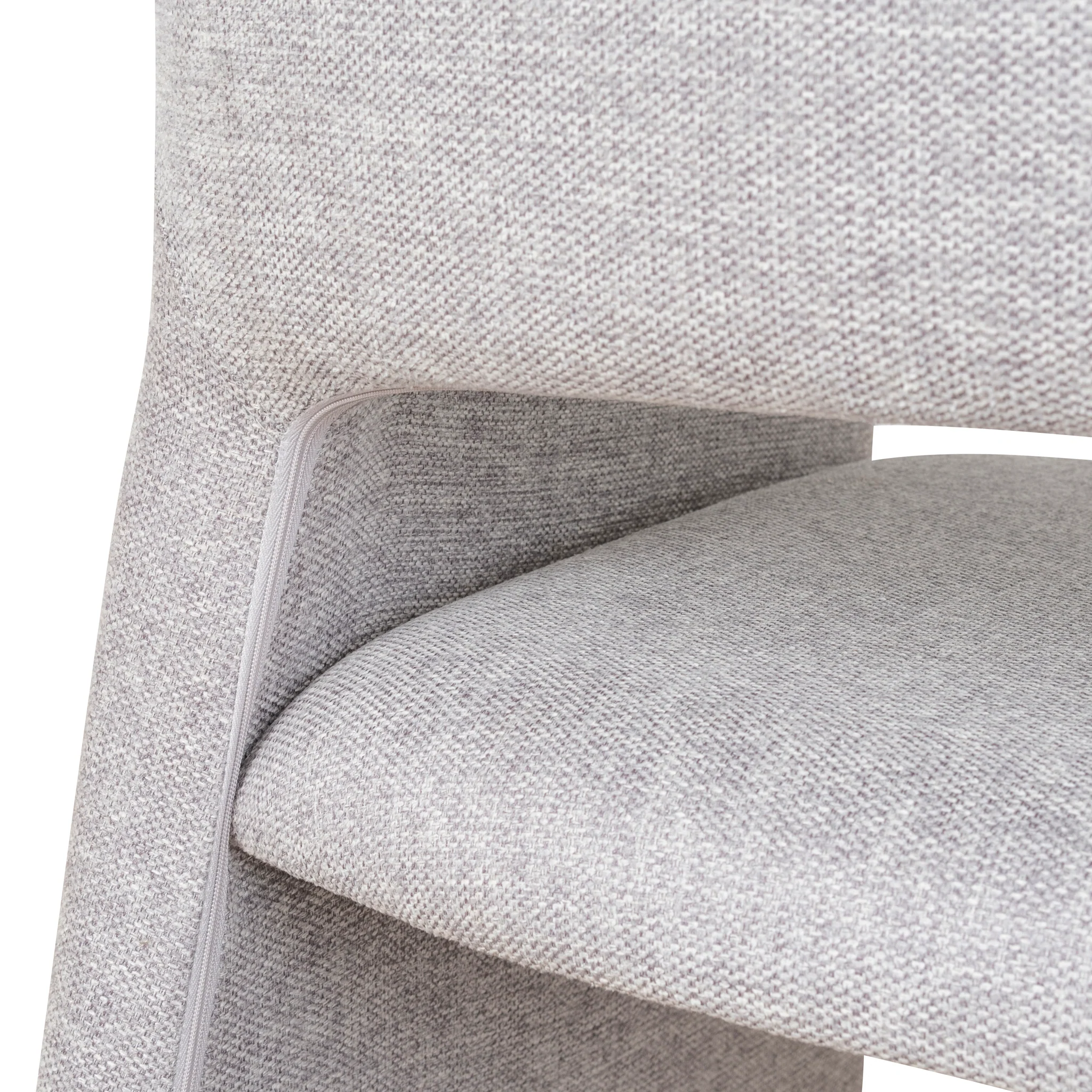 Set of 2 - Marko Fabric Dining Chair - Spec Cloud Grey - Image 15