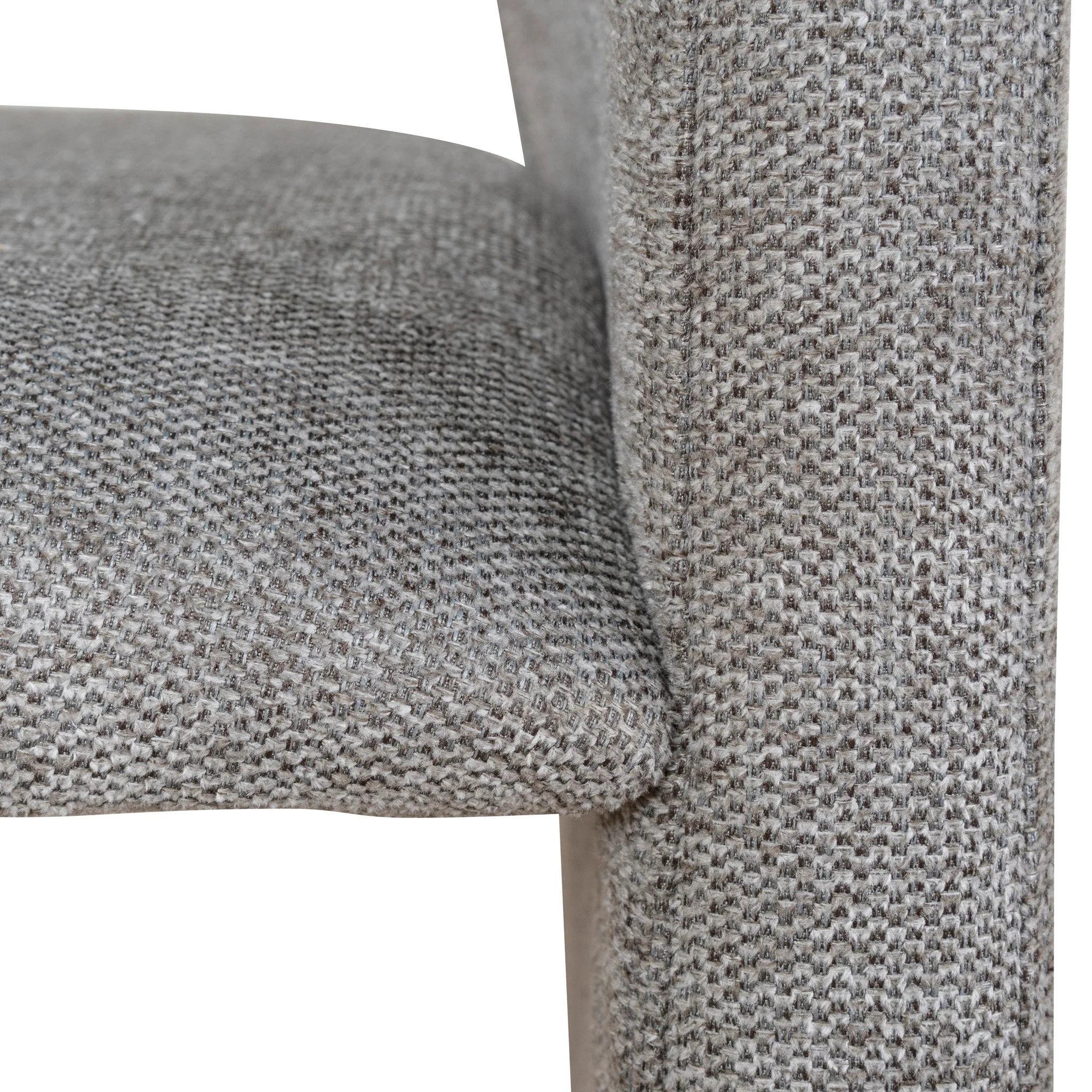 Set of 2 - Marko Fabric Dining Chair - Spec Smoke Grey - Image 12