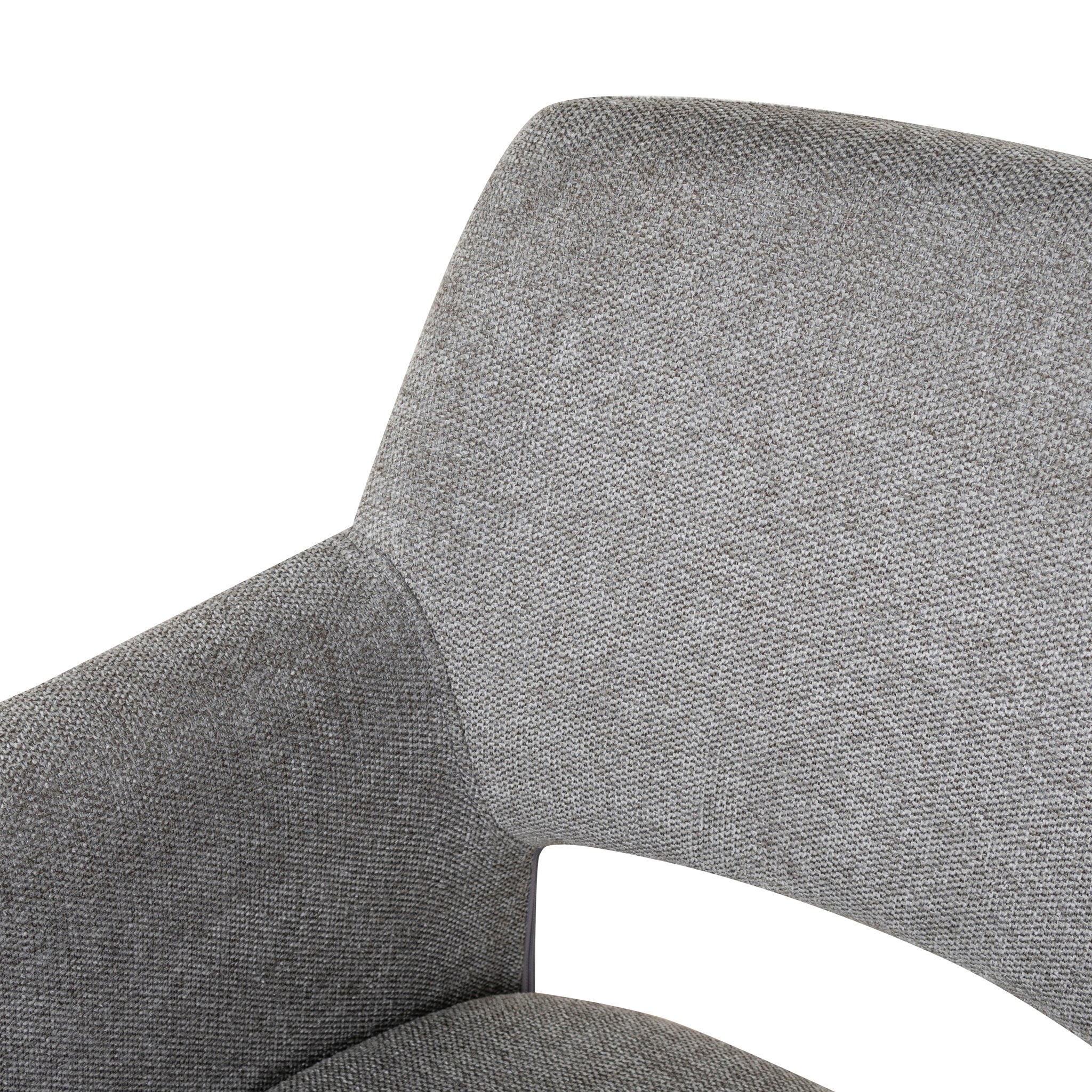 Set of 2 - Marko Fabric Dining Chair - Spec Smoke Grey - Image 9