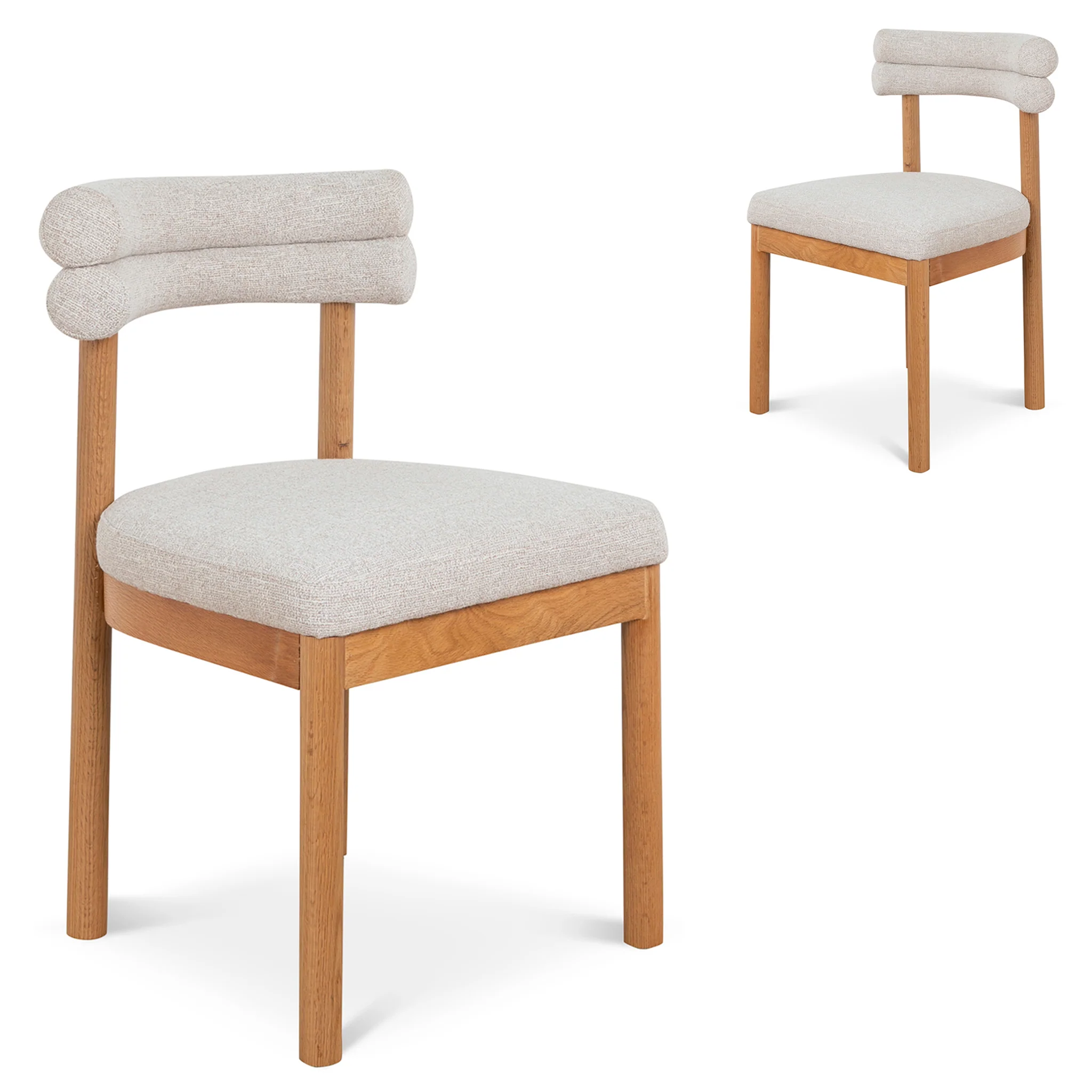 Set of 2 - Maron Dining Chair - Coastal Beige