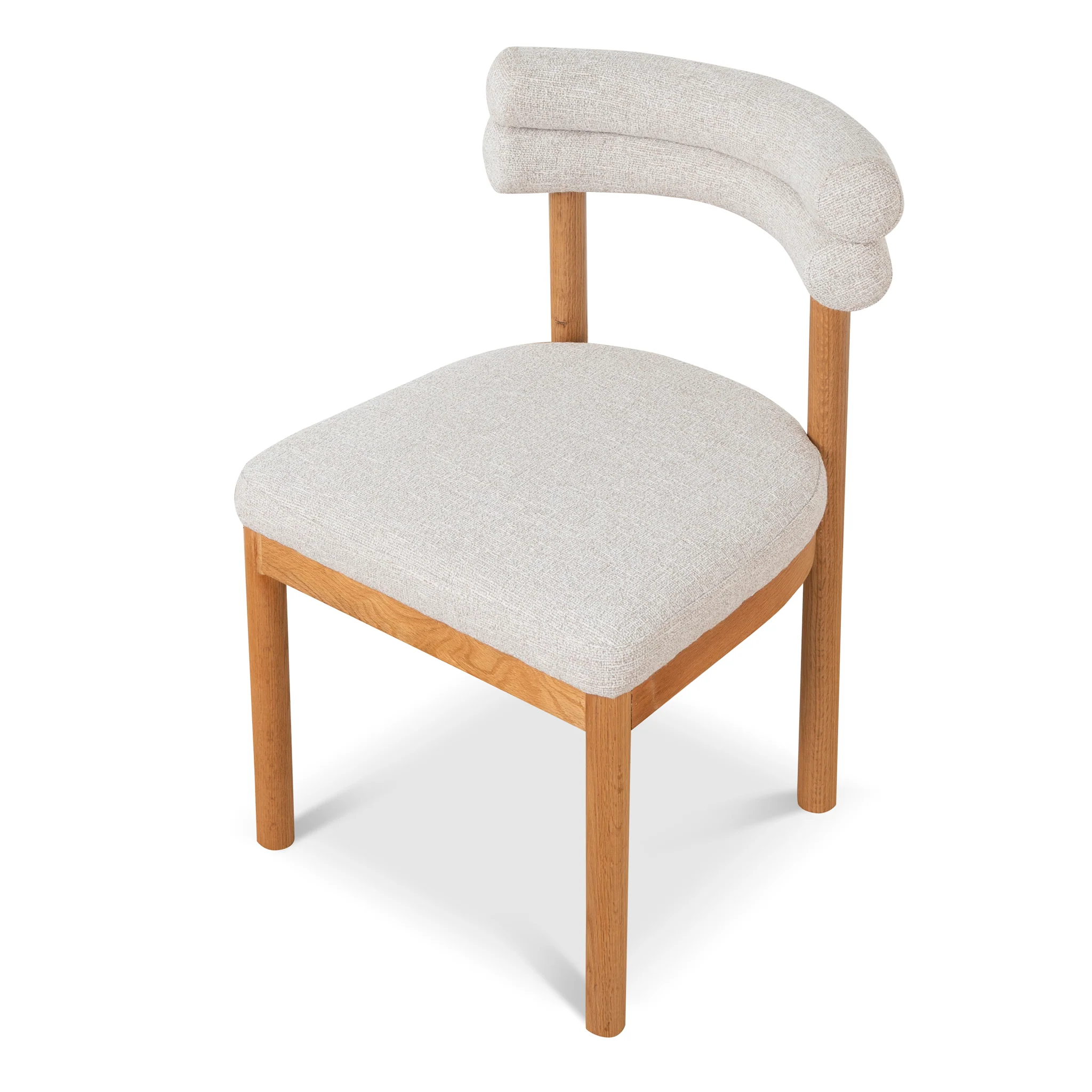 Set of 2 - Maron Dining Chair - Coastal Beige - Image 7