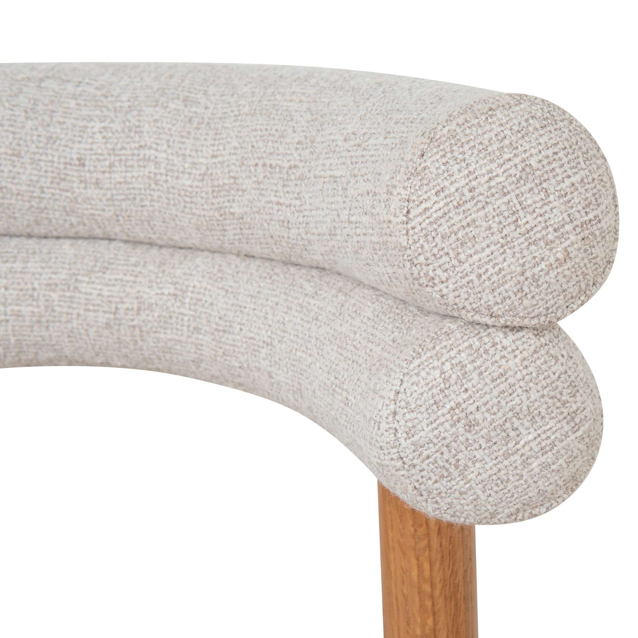 Set of 2 - Maron Dining Chair - Coastal Beige - Image 9