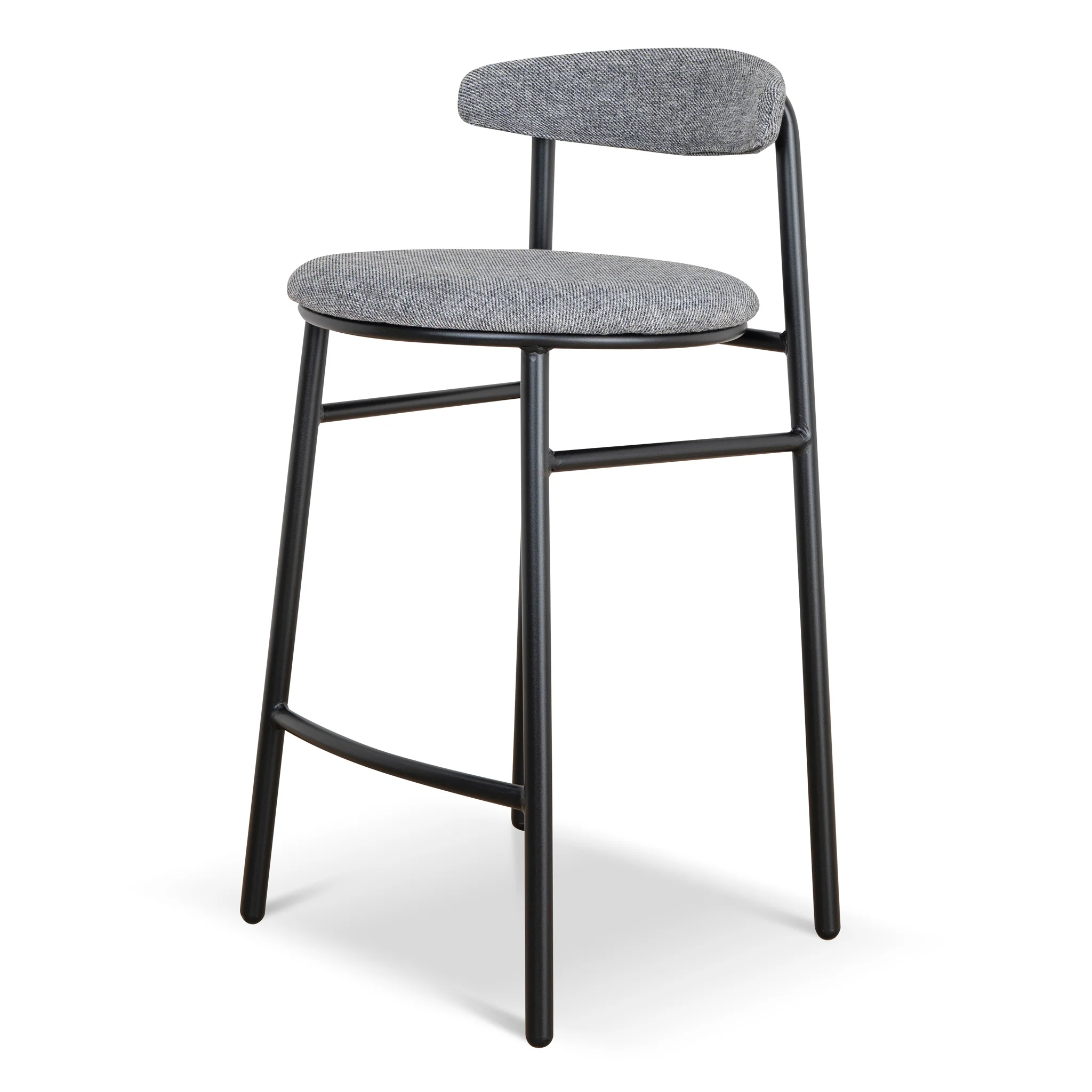 Set of 2 - Oneal 65cm Bar Stool - Lava Grey - Image 2