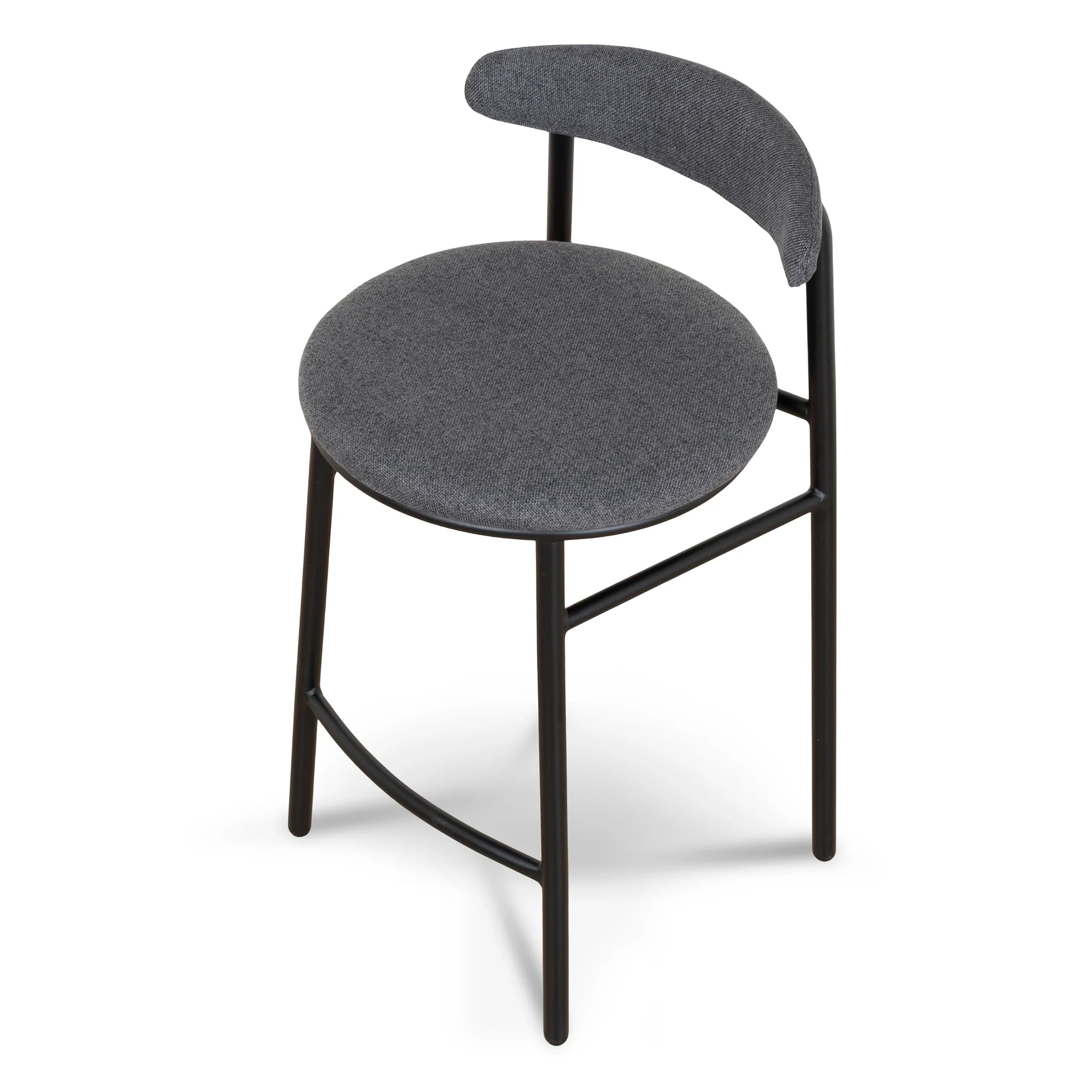 Set of 2 - Oneal 65cm Bar Stool - Slate Charcoal - Image 3