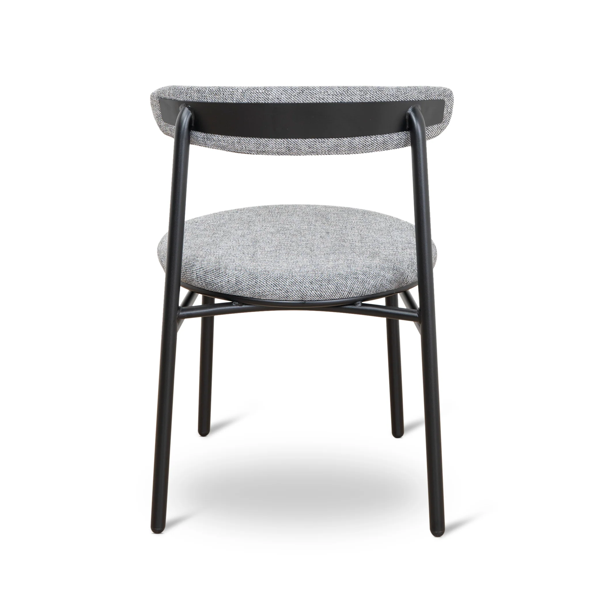 Set of 2 - Oneal Fabric Dining Chair - Lava Grey - Image 6