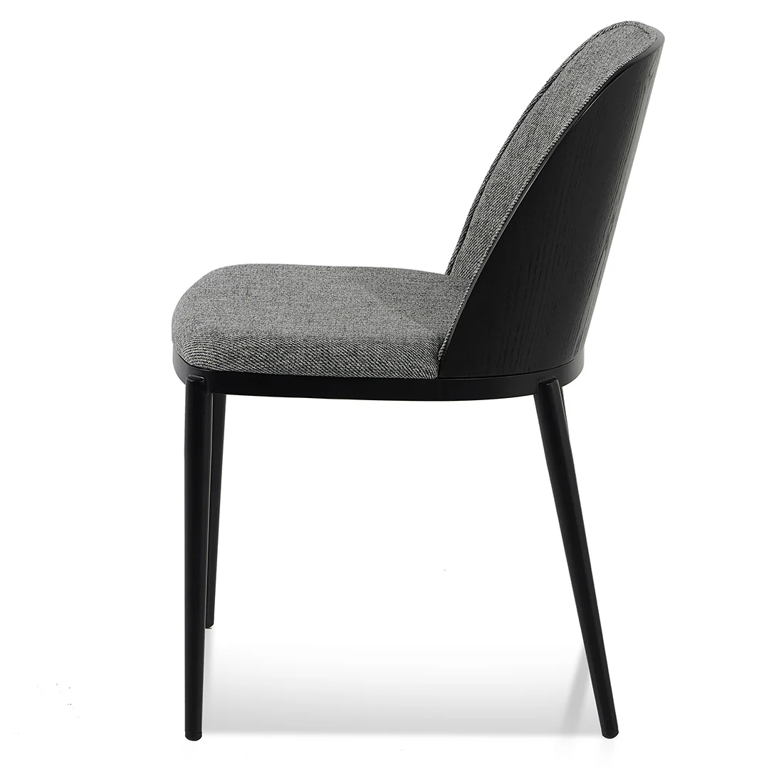 Set of 2 - Paxton Dining Chair - Lava Grey - Image 4