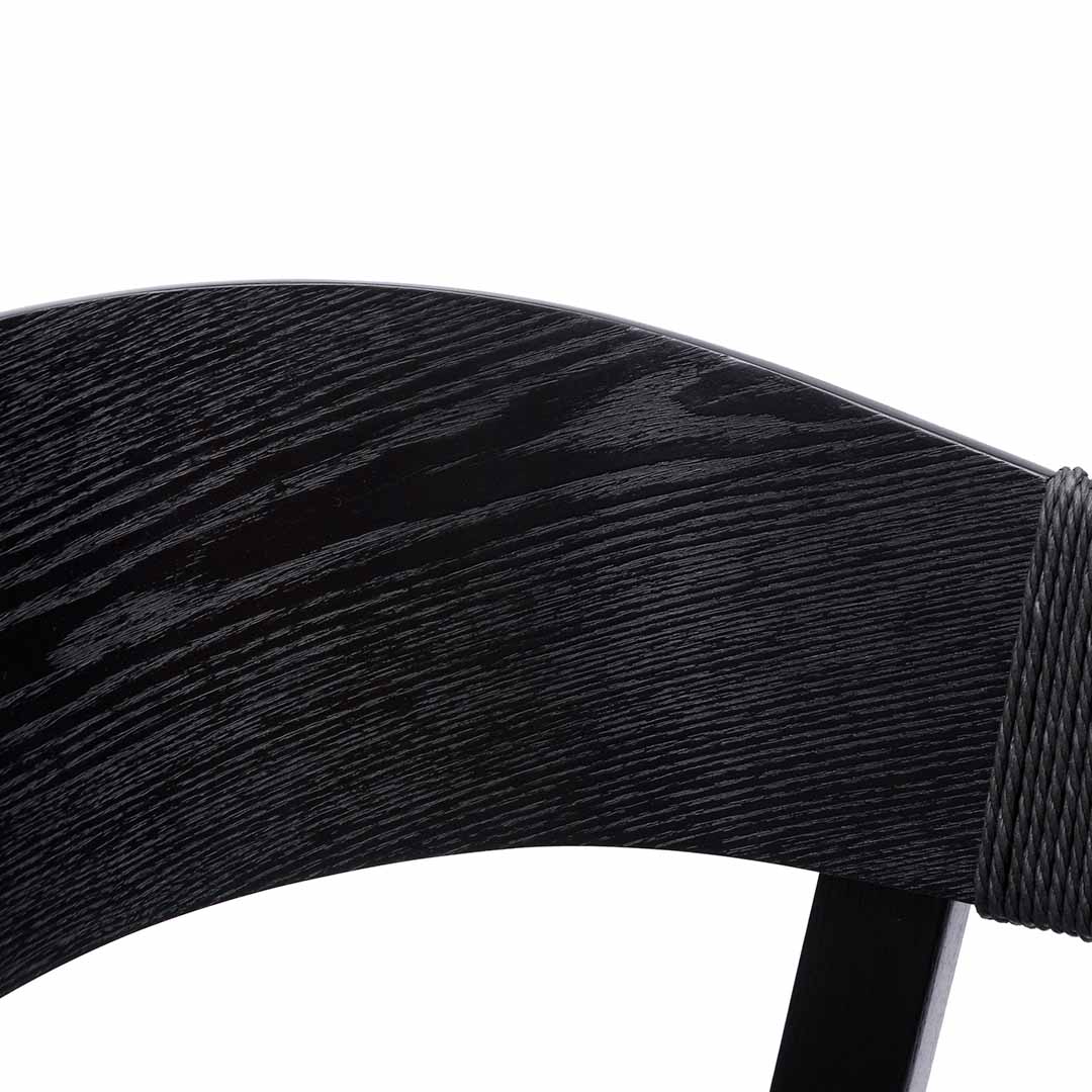 Set of 2 - Phelps Dining Chair - Full Black - Image 10