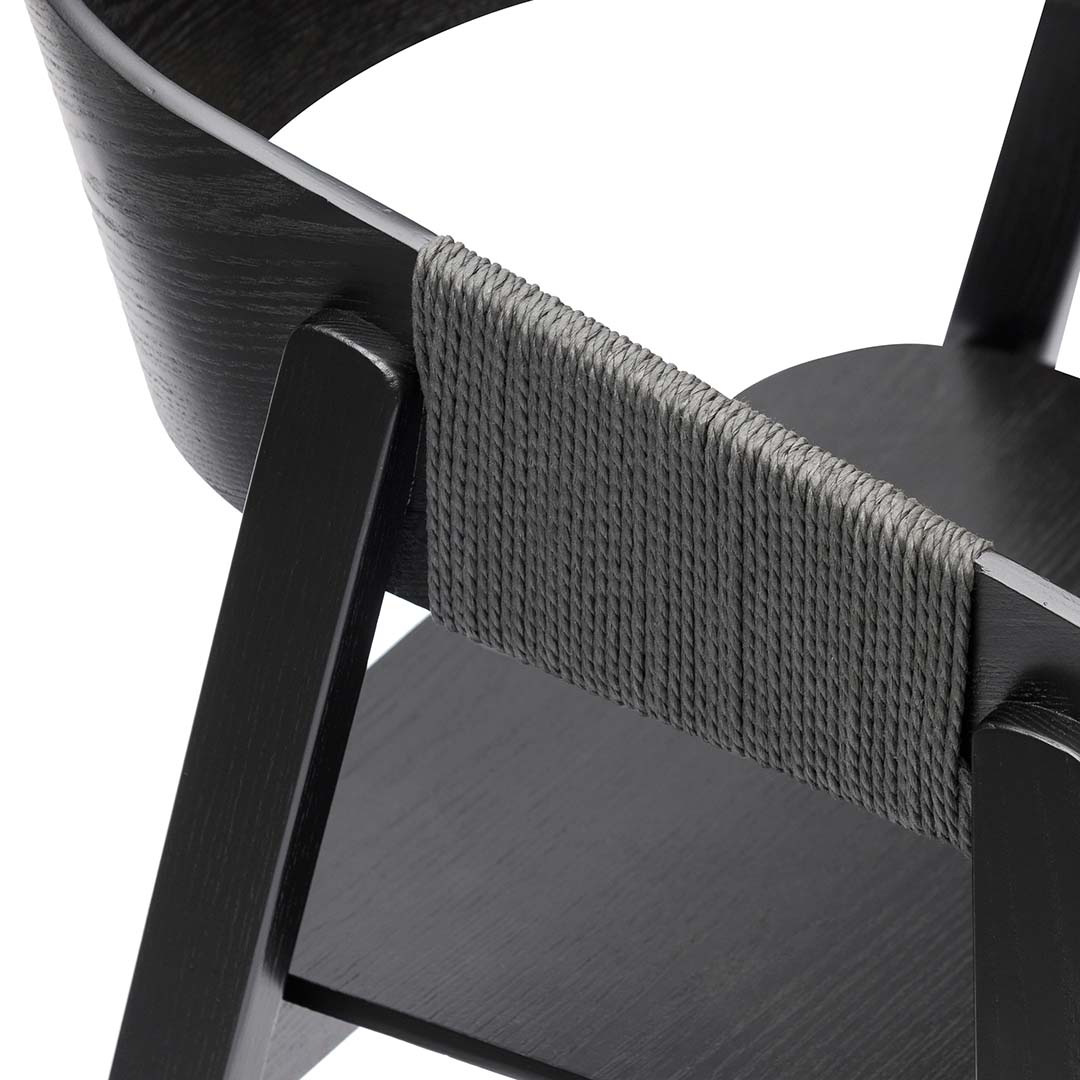 Set of 2 - Phelps Dining Chair - Full Black - Image 7