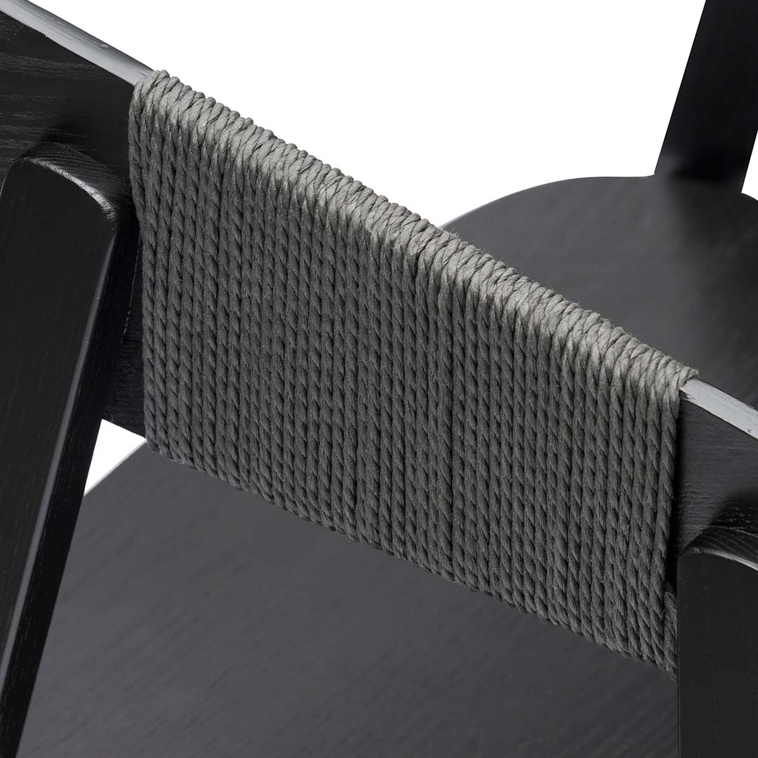 Set of 2 - Phelps Dining Chair - Full Black - Image 8
