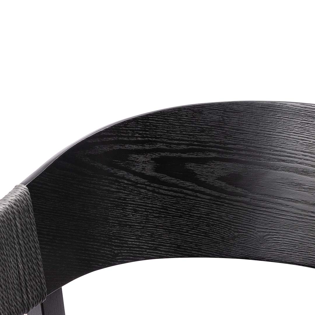 Set of 2 - Phelps Dining Chair - Full Black - Image 9
