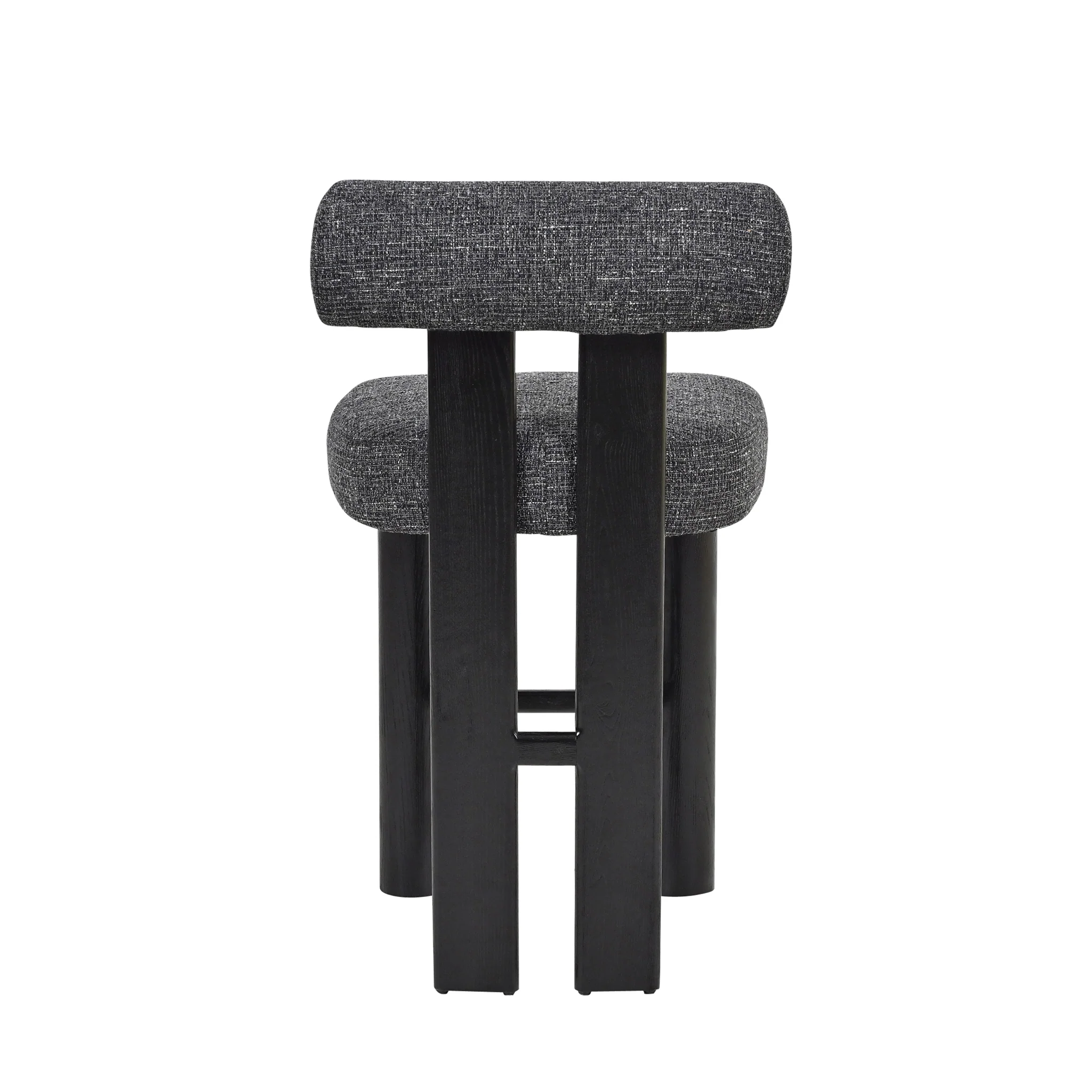Set of 2 - Remy Black Barstool - Field Charcoal - Image 6