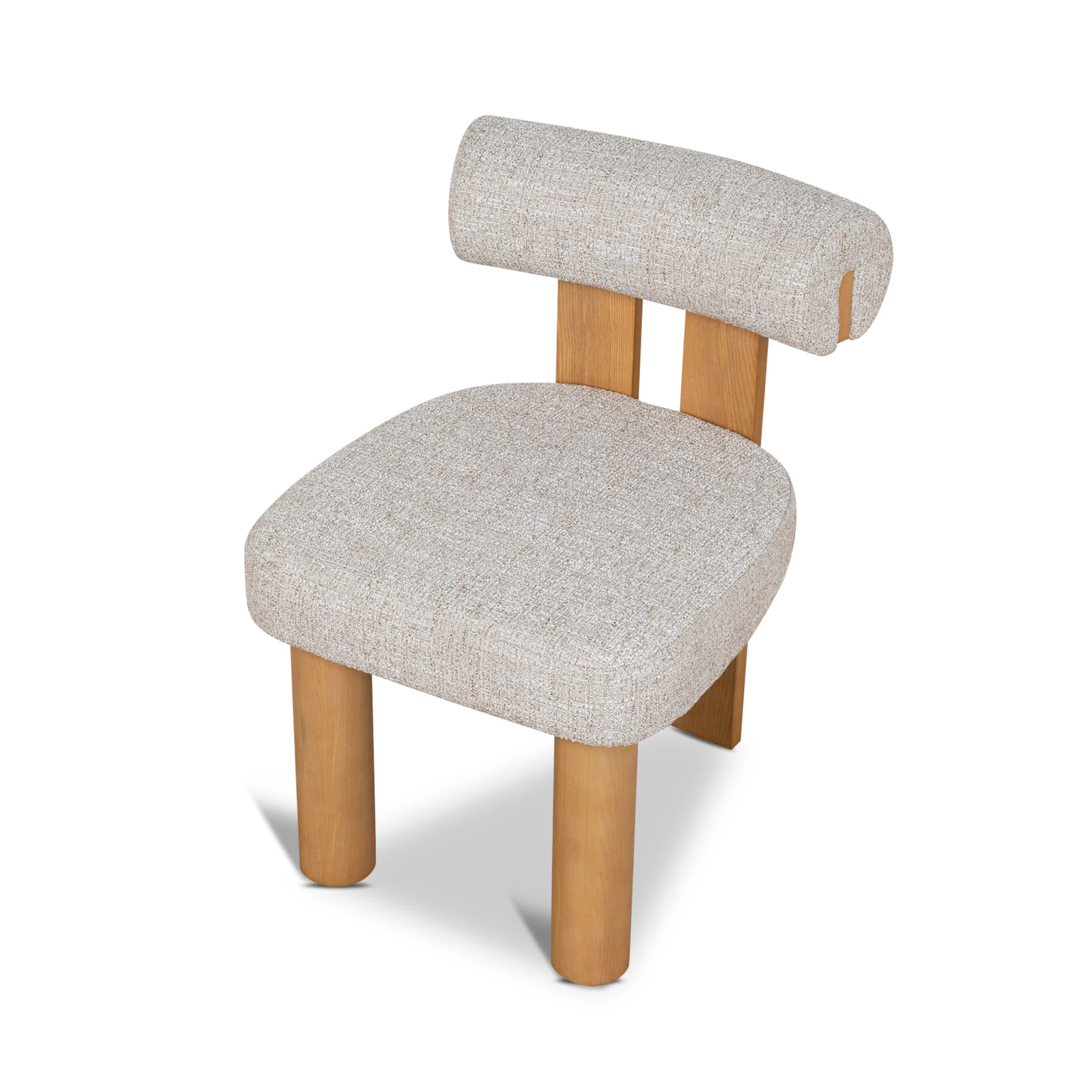 Set of 2 - Remy Natural Dining Chair - Pale Beige - Image 15