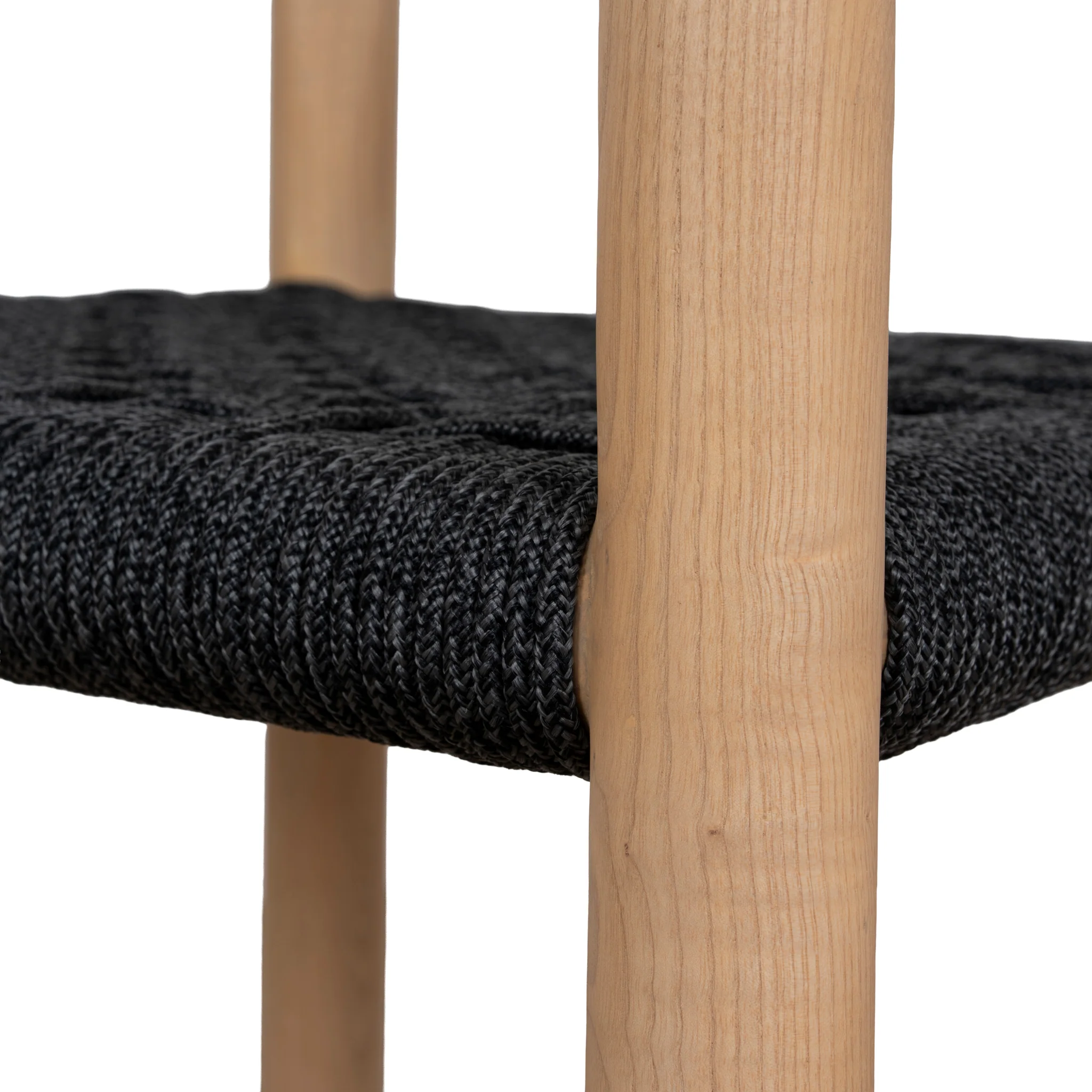 Set of 2 - Renley Natural Dining Chair - Naxos Charcoal Rope - Image 8