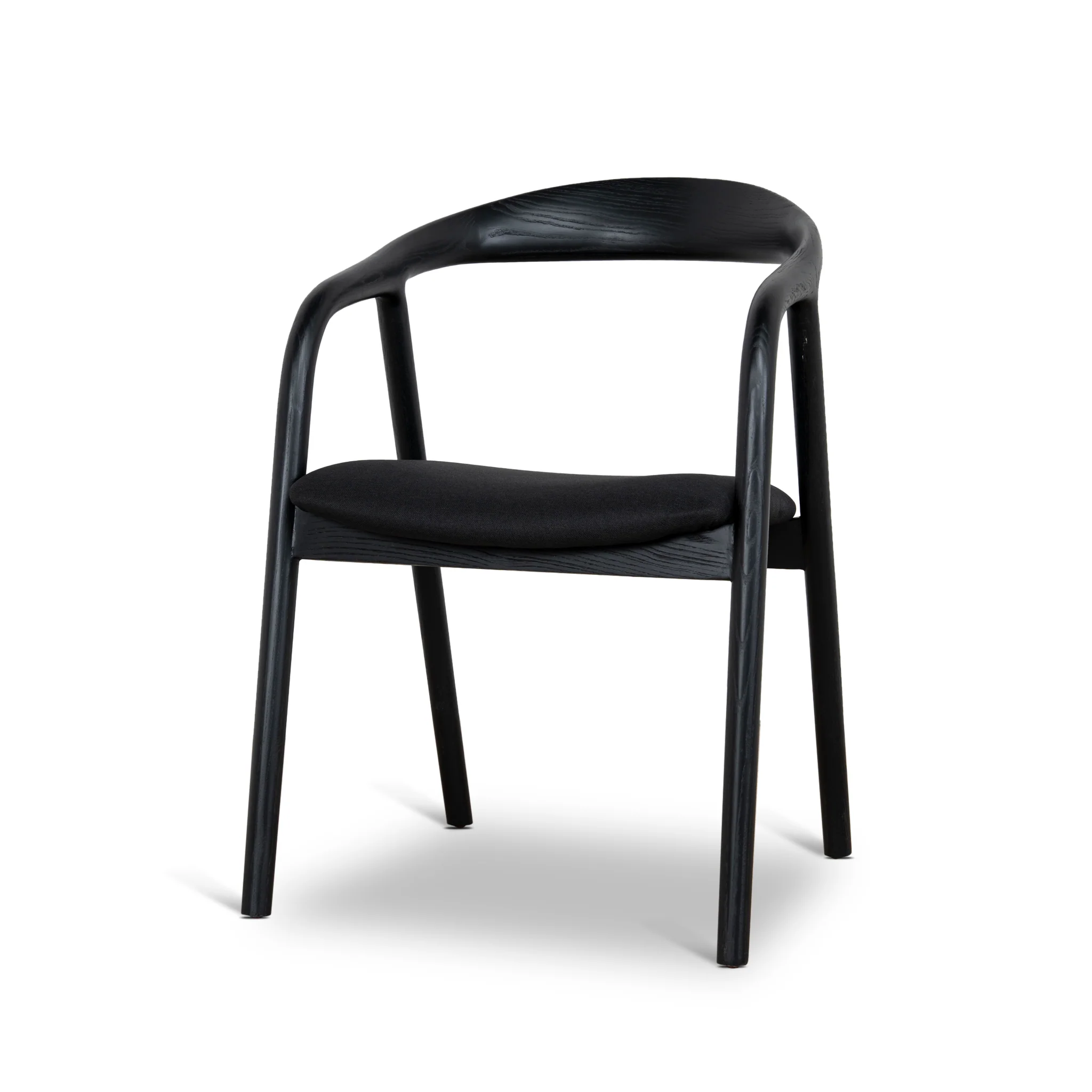 Set of 2 - Rowan Dining Chair - Full Black - Image 3