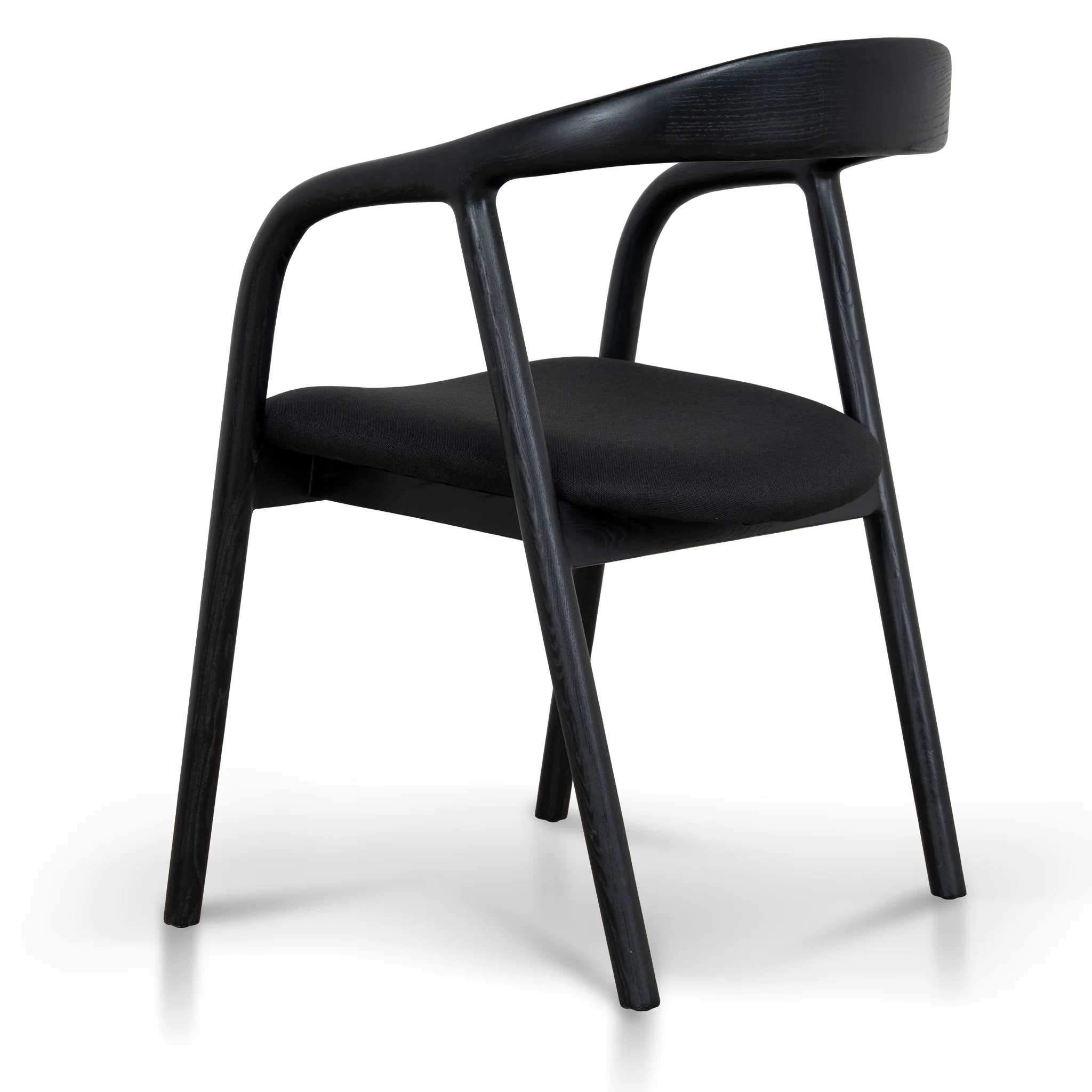 Set of 2 - Rowan Dining Chair - Full Black - Image 5