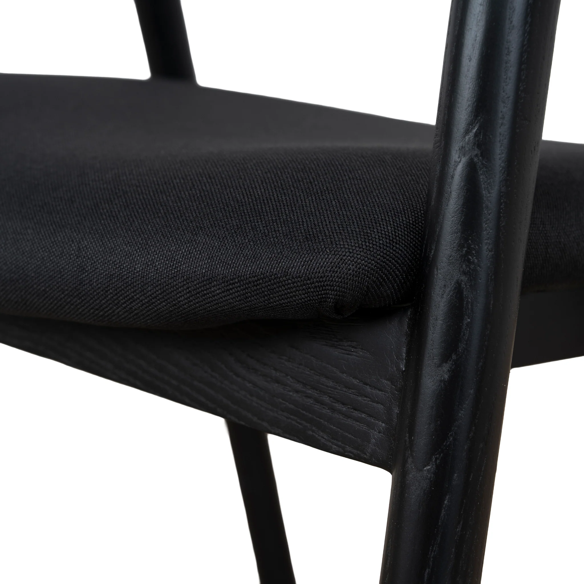 Set of 2 - Rowan Dining Chair - Full Black - Image 8