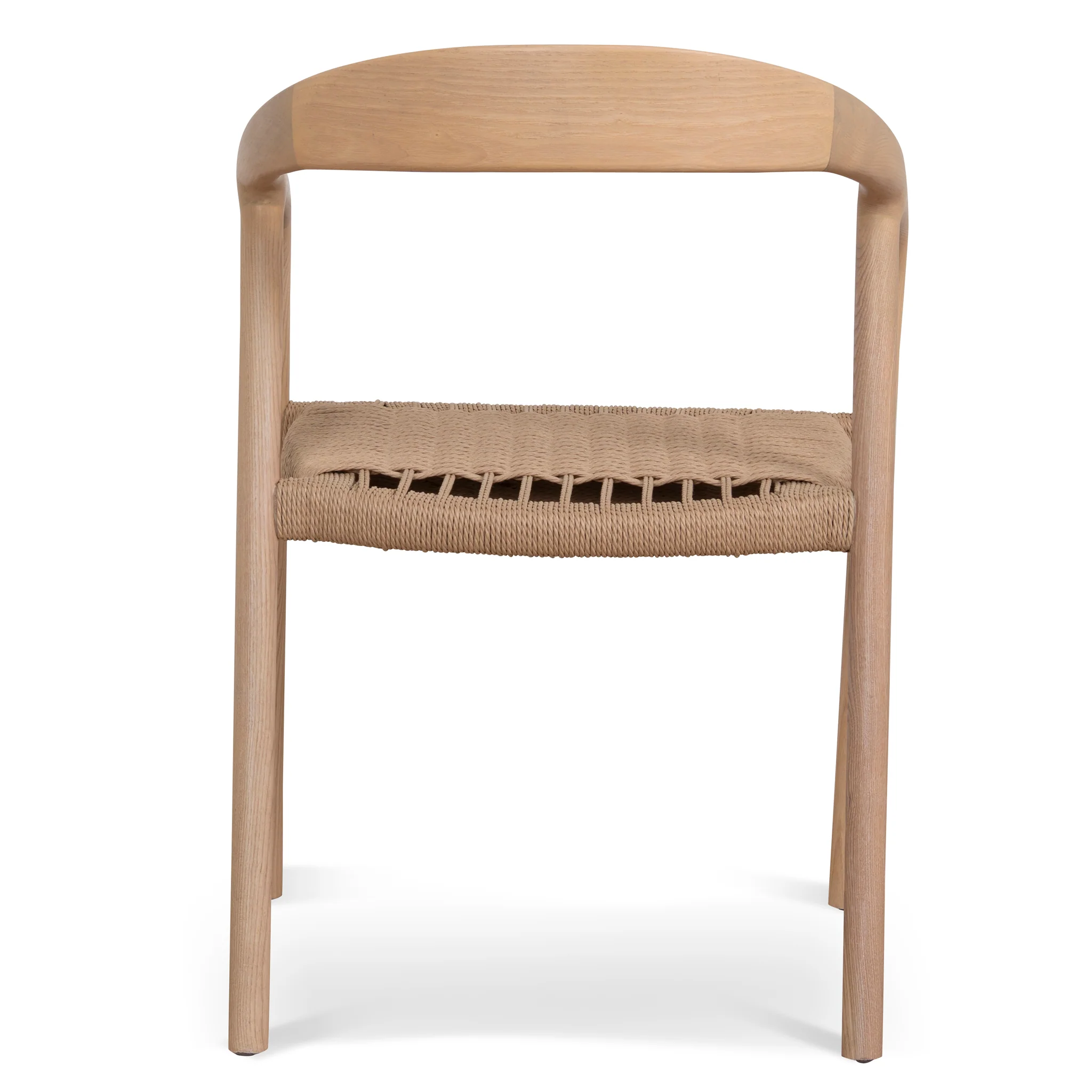 Set of 2 - Rowan Rattan Dining Chair - Natural - Image 6