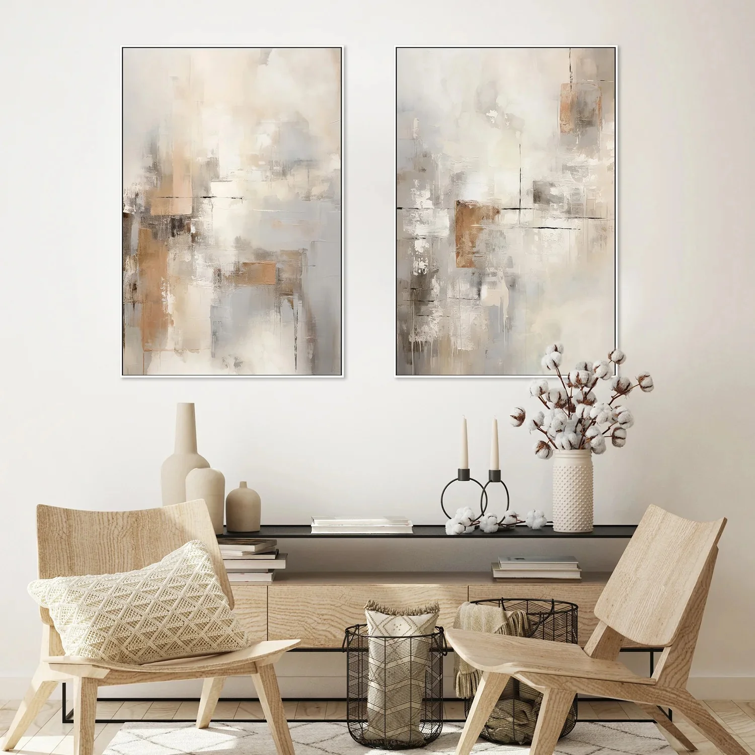 Set of 2 - Through the Mist, Style A & B, By Raymond Powers - Image 6